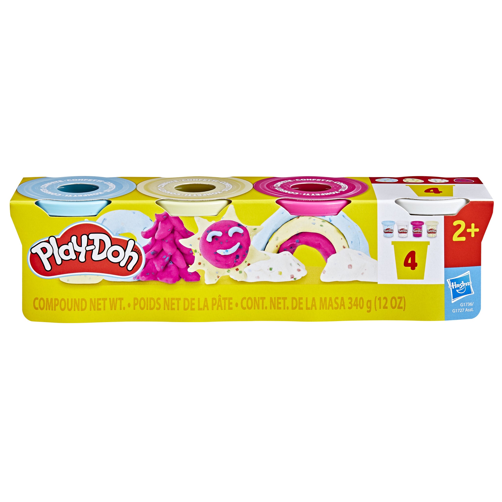 Play-Doh Specialty Compound - Confetti Fun 4 Pack