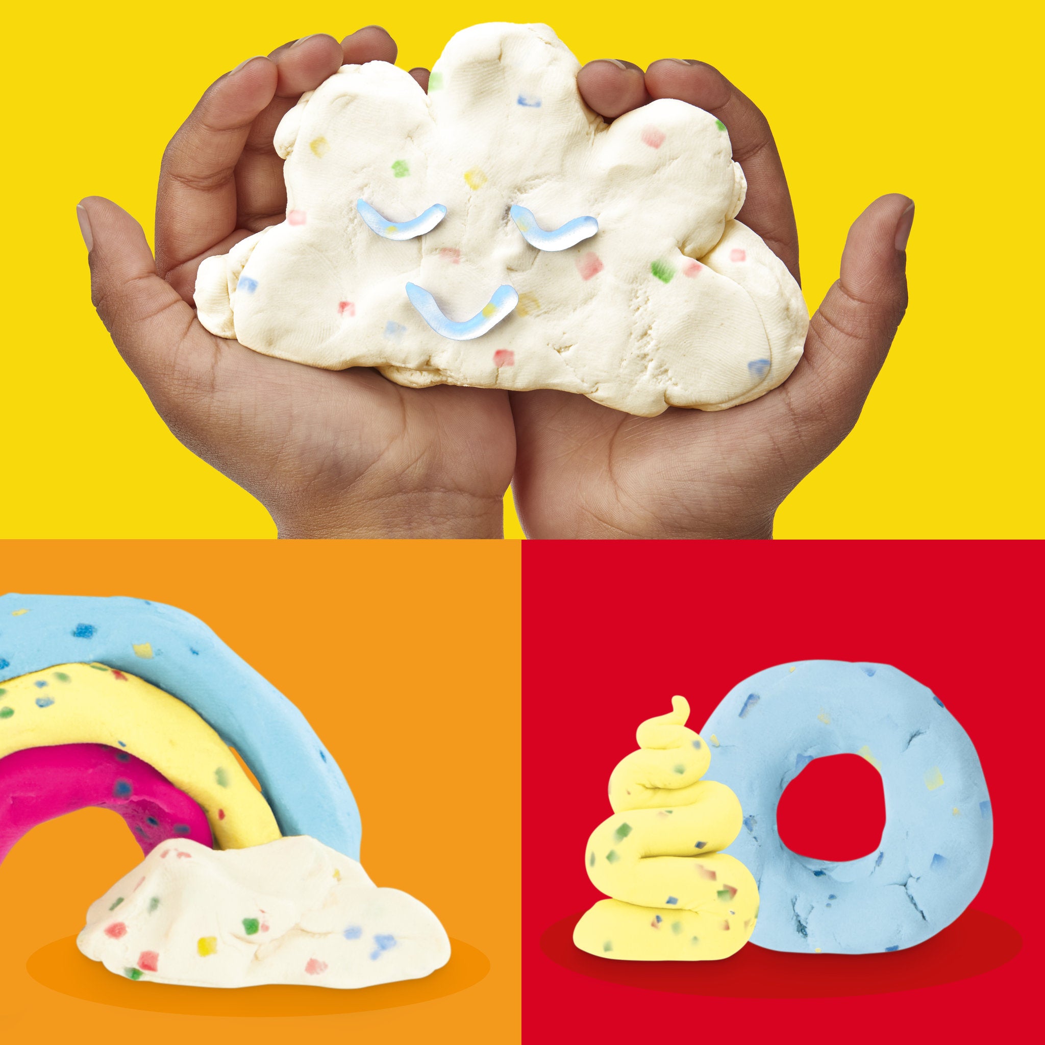 Play-Doh Specialty Compound - Confetti Fun 4 Pack