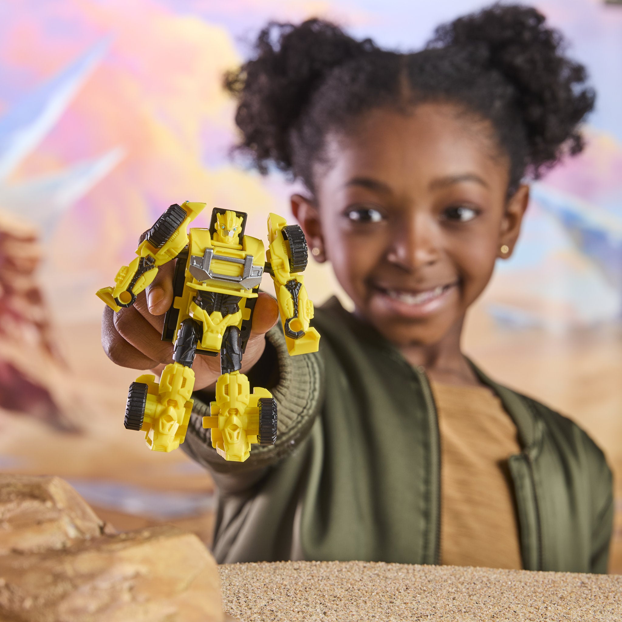 Transformers Cyberworld Armored Cyber Changers - Bumblebee Offroad