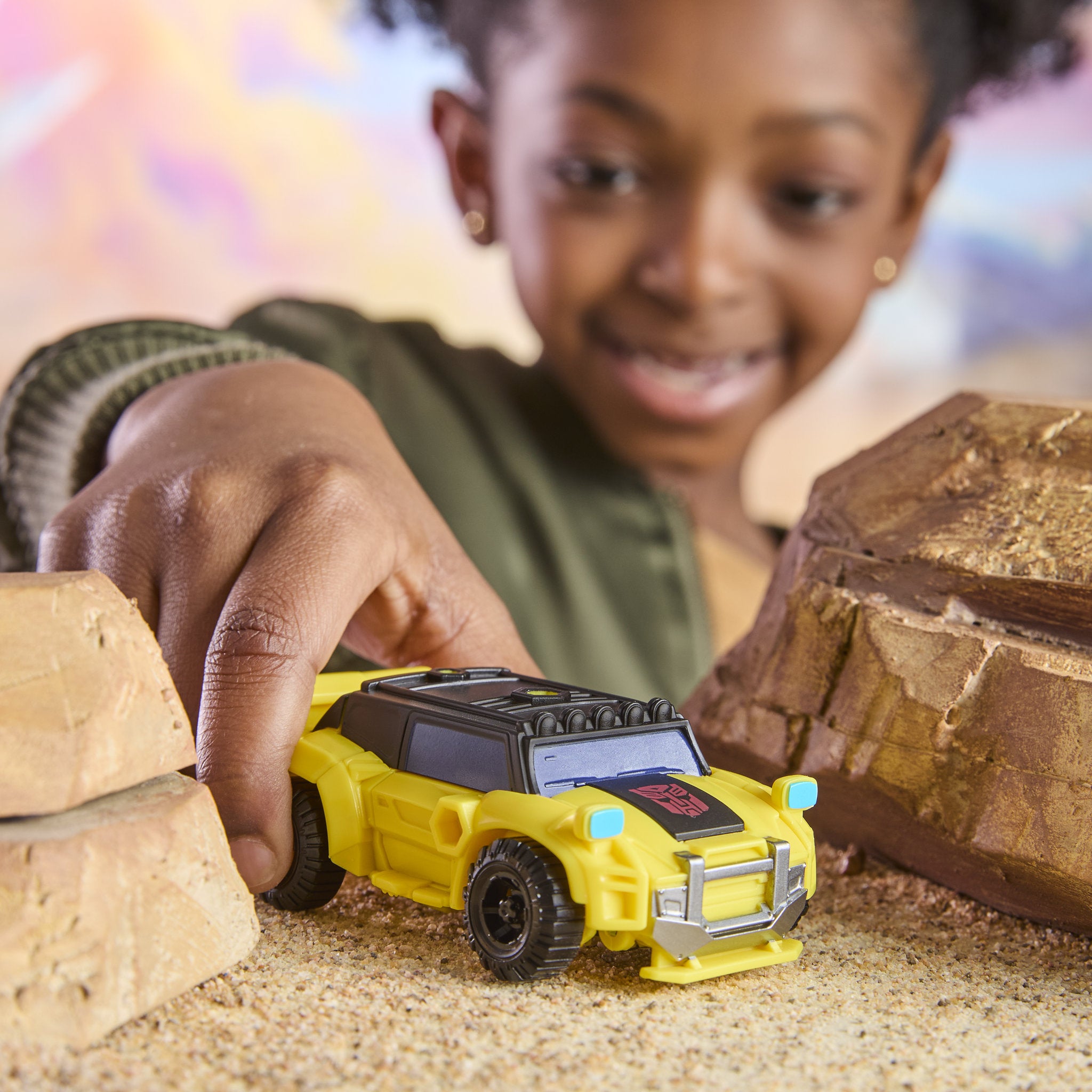 Transformers Cyberworld Armored Cyber Changers - Bumblebee Offroad