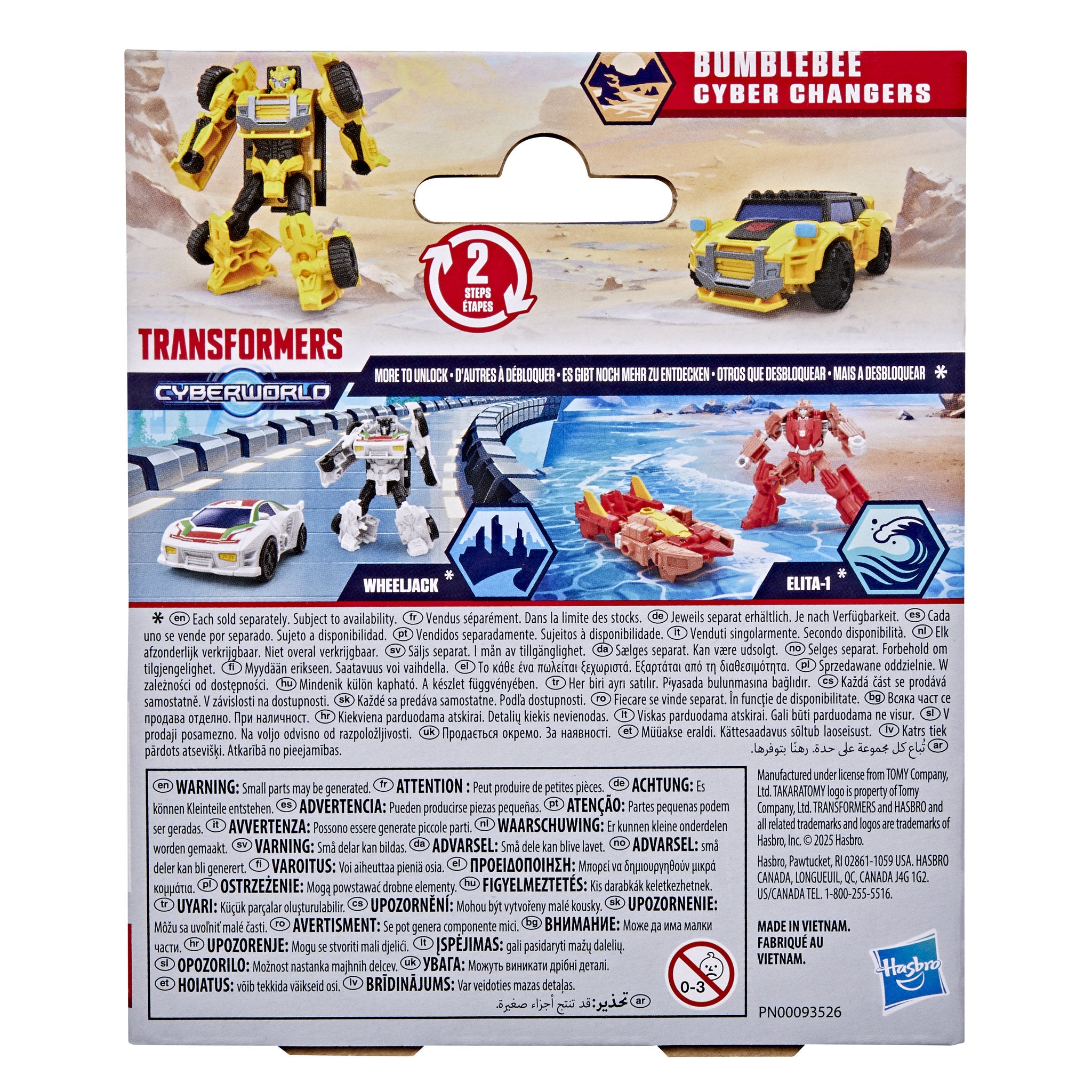 Transformers Cyberworld Armored Cyber Changers - Bumblebee Offroad