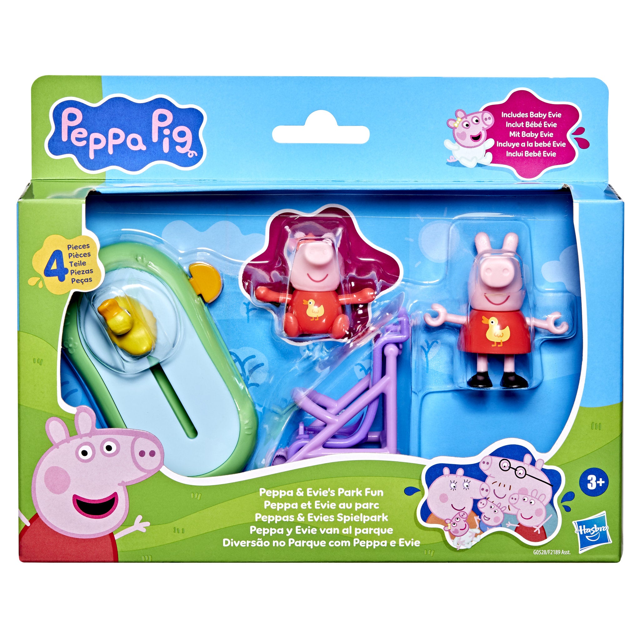 Peppa Pig Peppa and Evie's Park Fun Playset
