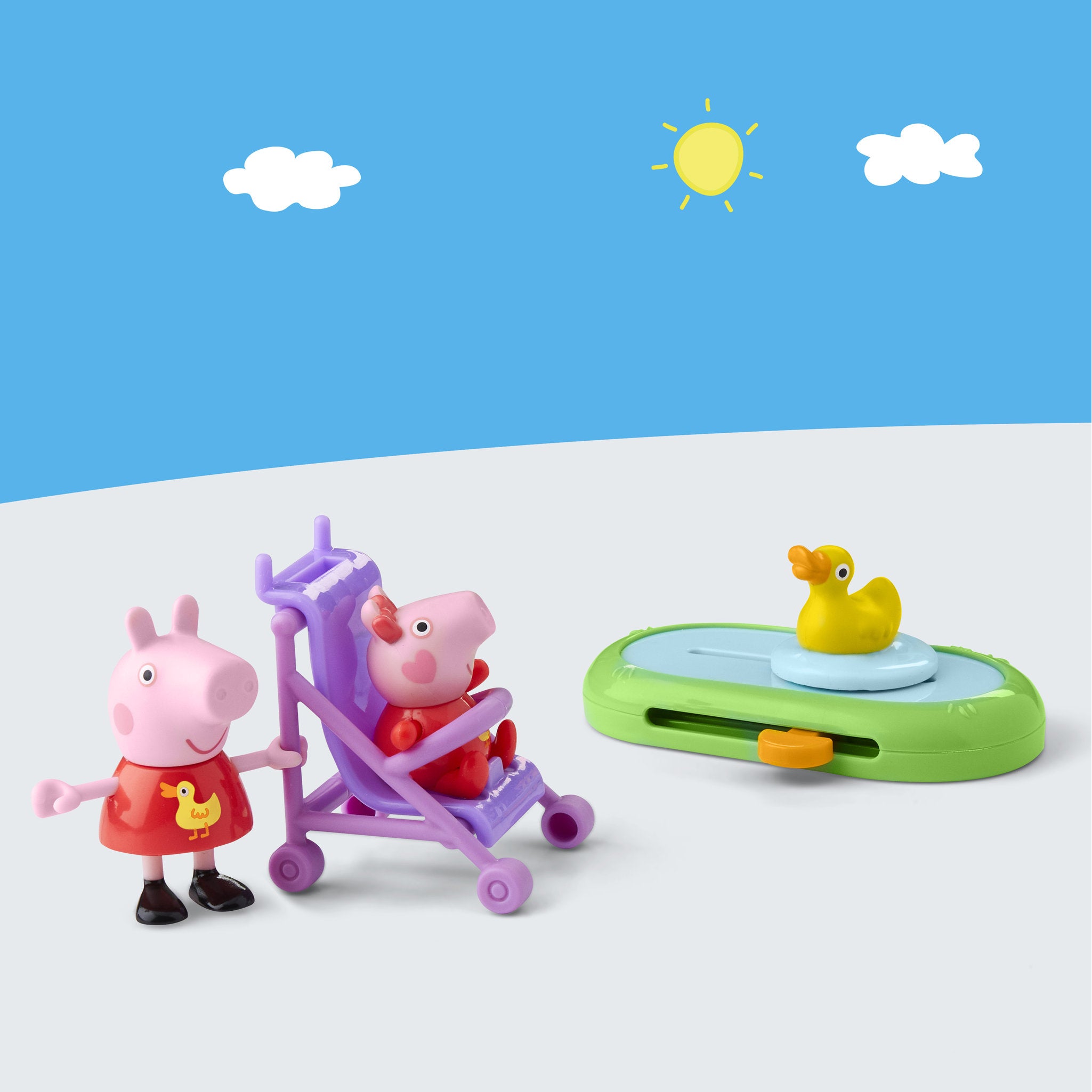 Peppa Pig Peppa and Evie's Park Fun Playset