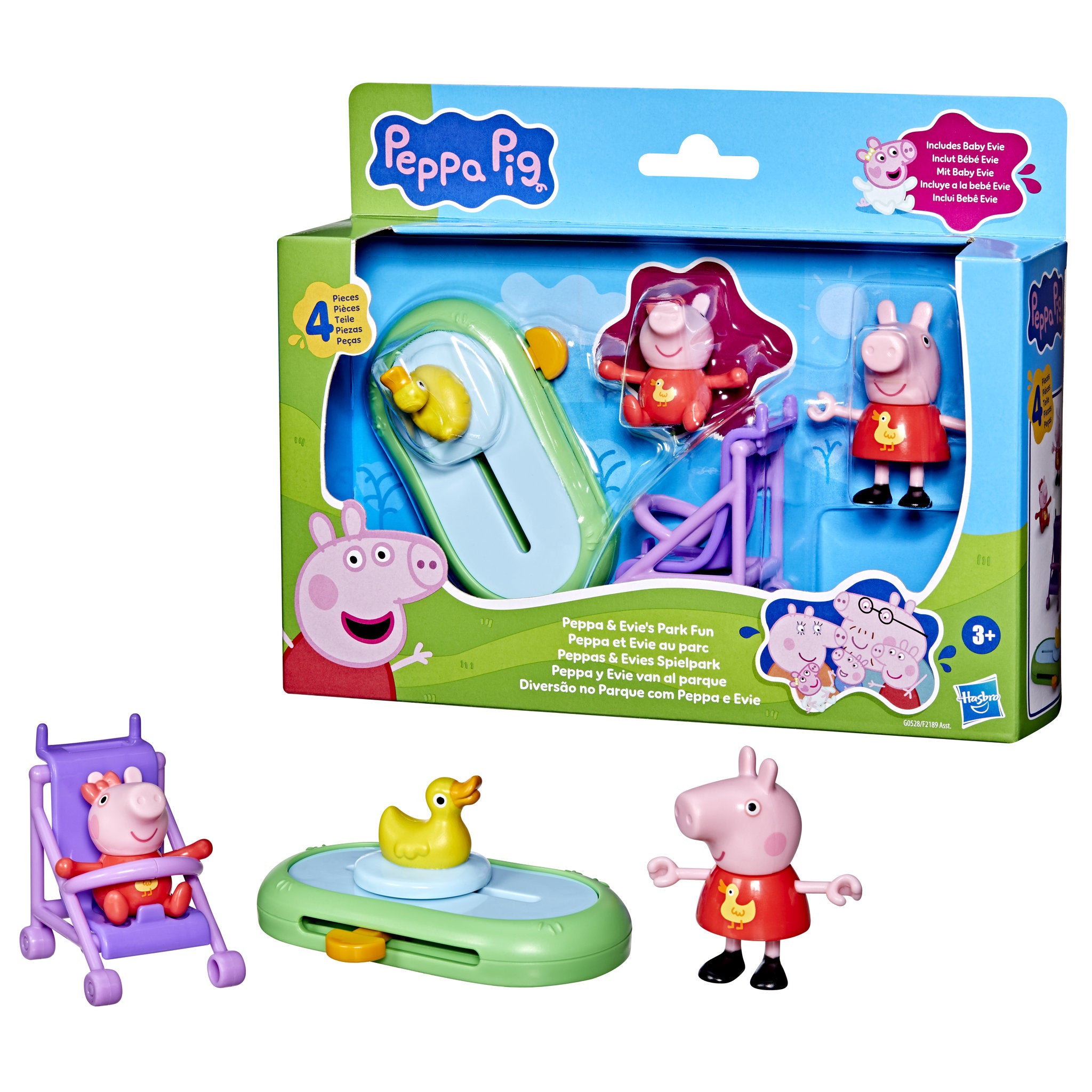Peppa Pig Peppa and Evie's Park Fun Playset