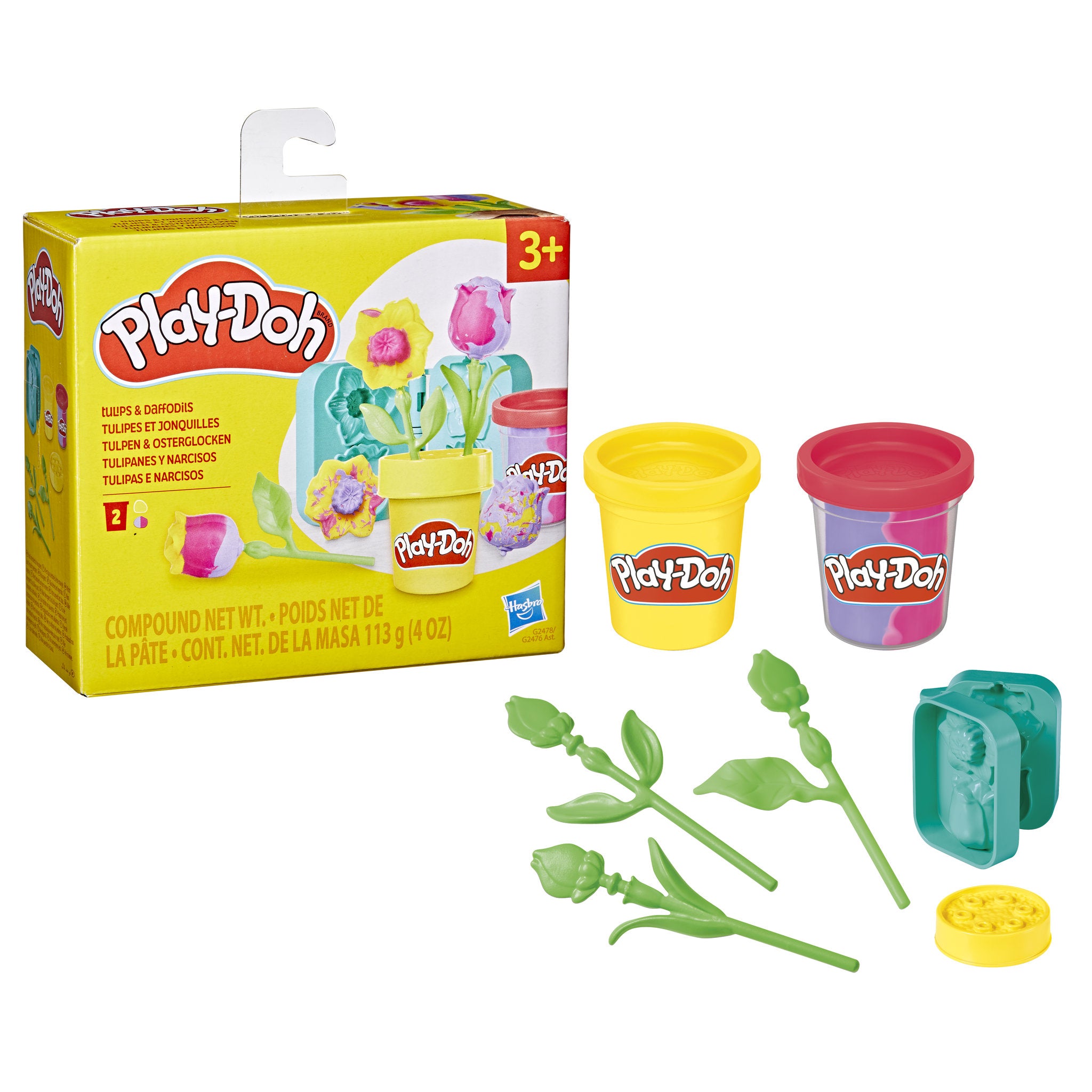 Play-Doh Lil Flowers - Tulips and Daffodils