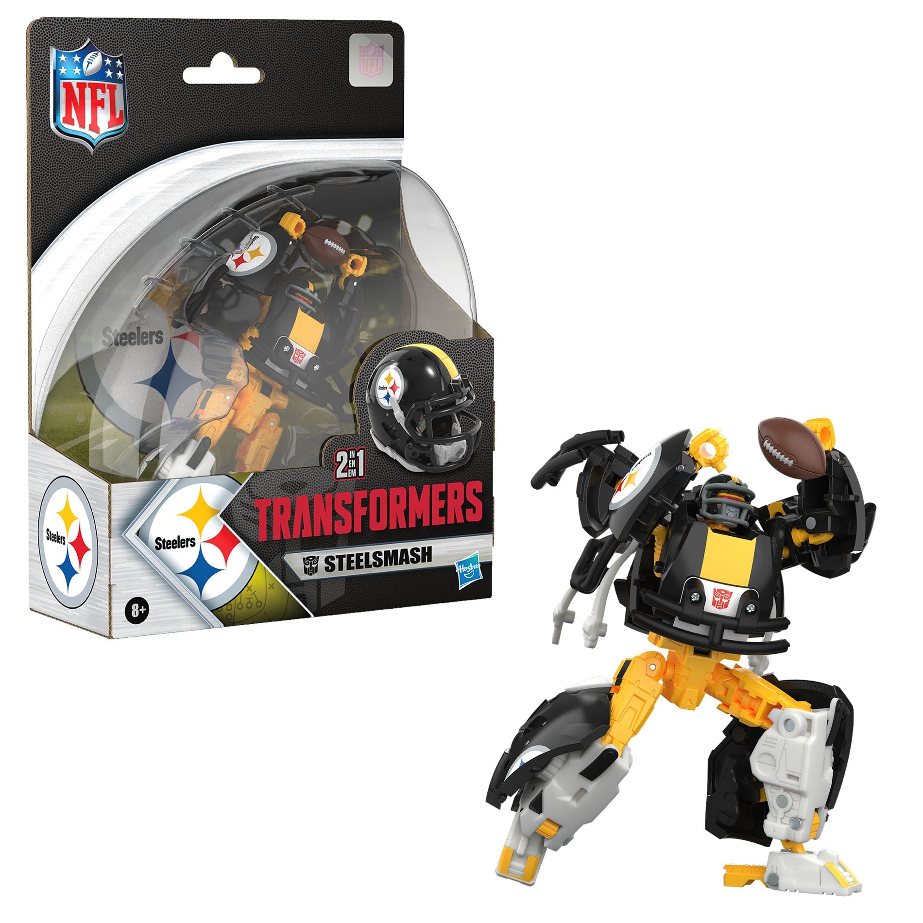 Transformers NFL Pittsburgh Steelers Steelsmash Figure