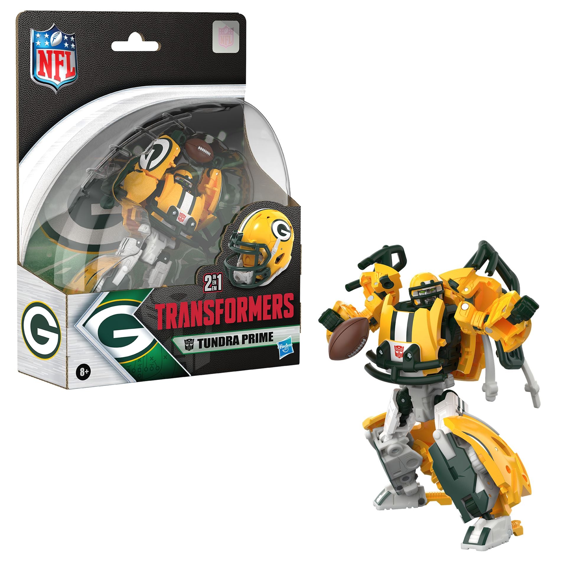 Transformers NFL Green Bay Packers Tundra Prime Figure