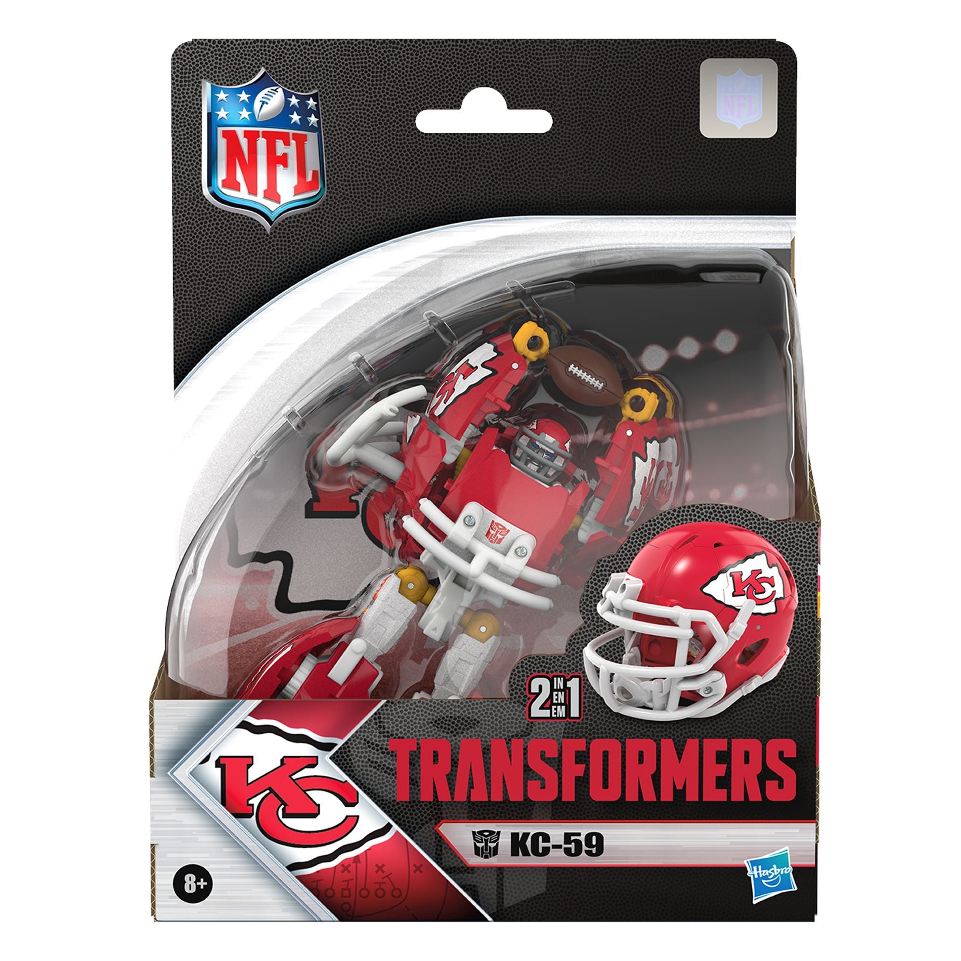 Transformers NFL Kansas City Chiefs KC-59 Figure - Toyworld Australia