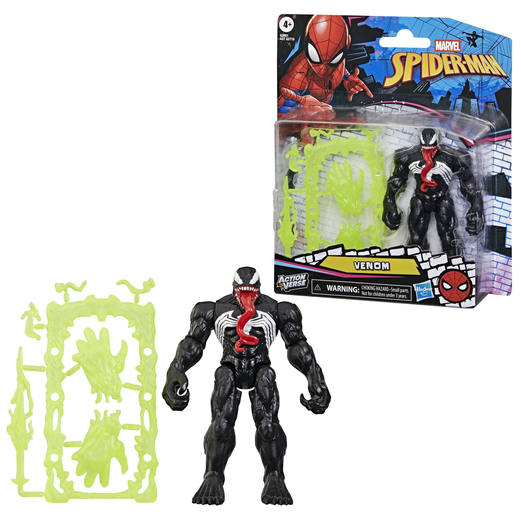 Marvel Spider-Man ActionVerse 4.5 Inch Figure - Venom – Toyworld