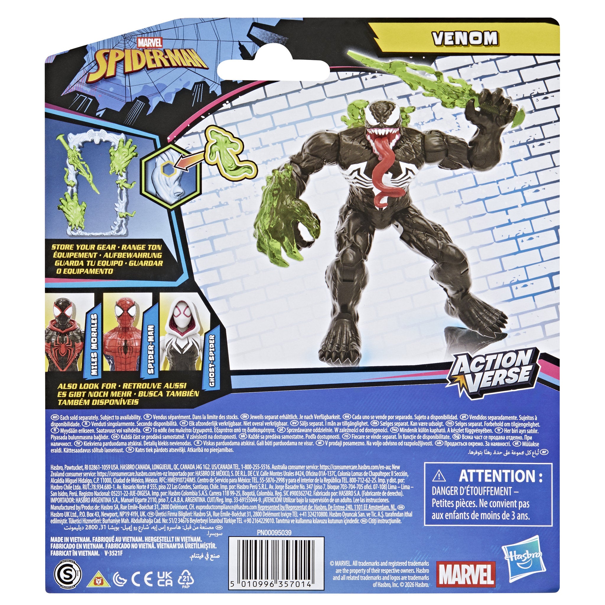 Marvel Spider-Man ActionVerse 4.5 Inch Figure - Venom – Toyworld