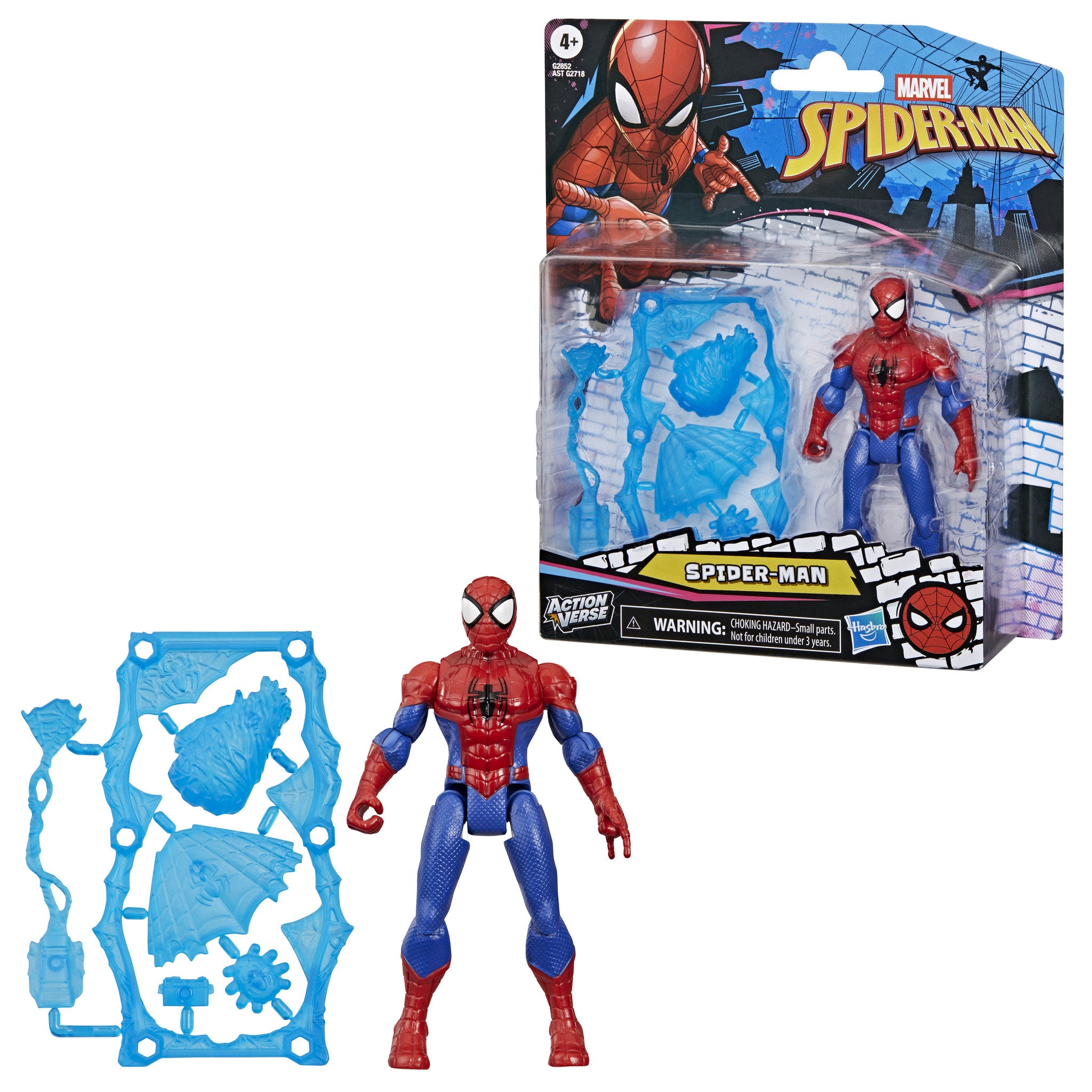 Marvel Spider-Man Actionverse 4.5 Inch Figure - Spider-Man