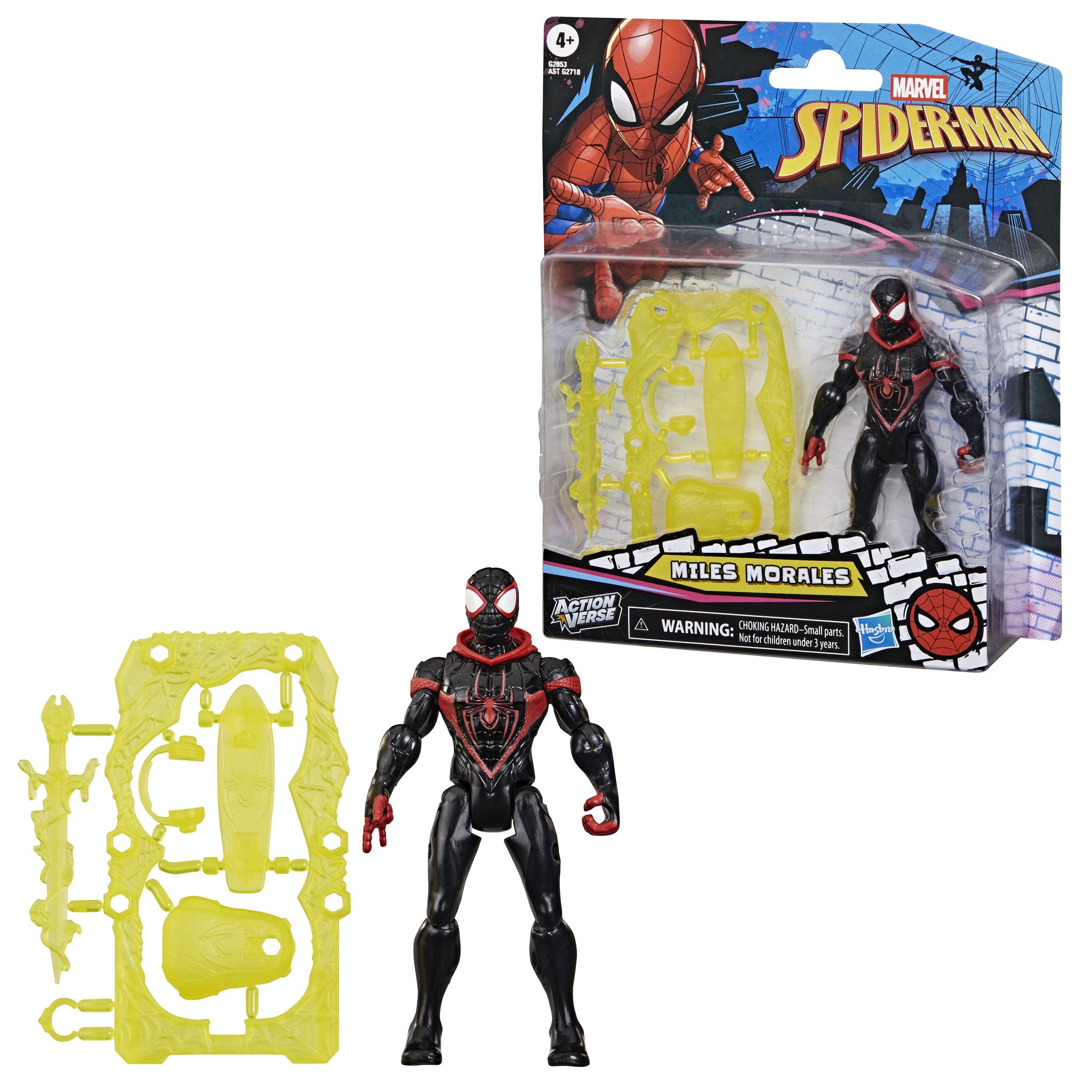 Marvel Spider-Man Actionverse 4.5 Inch Figure - Miles Morales