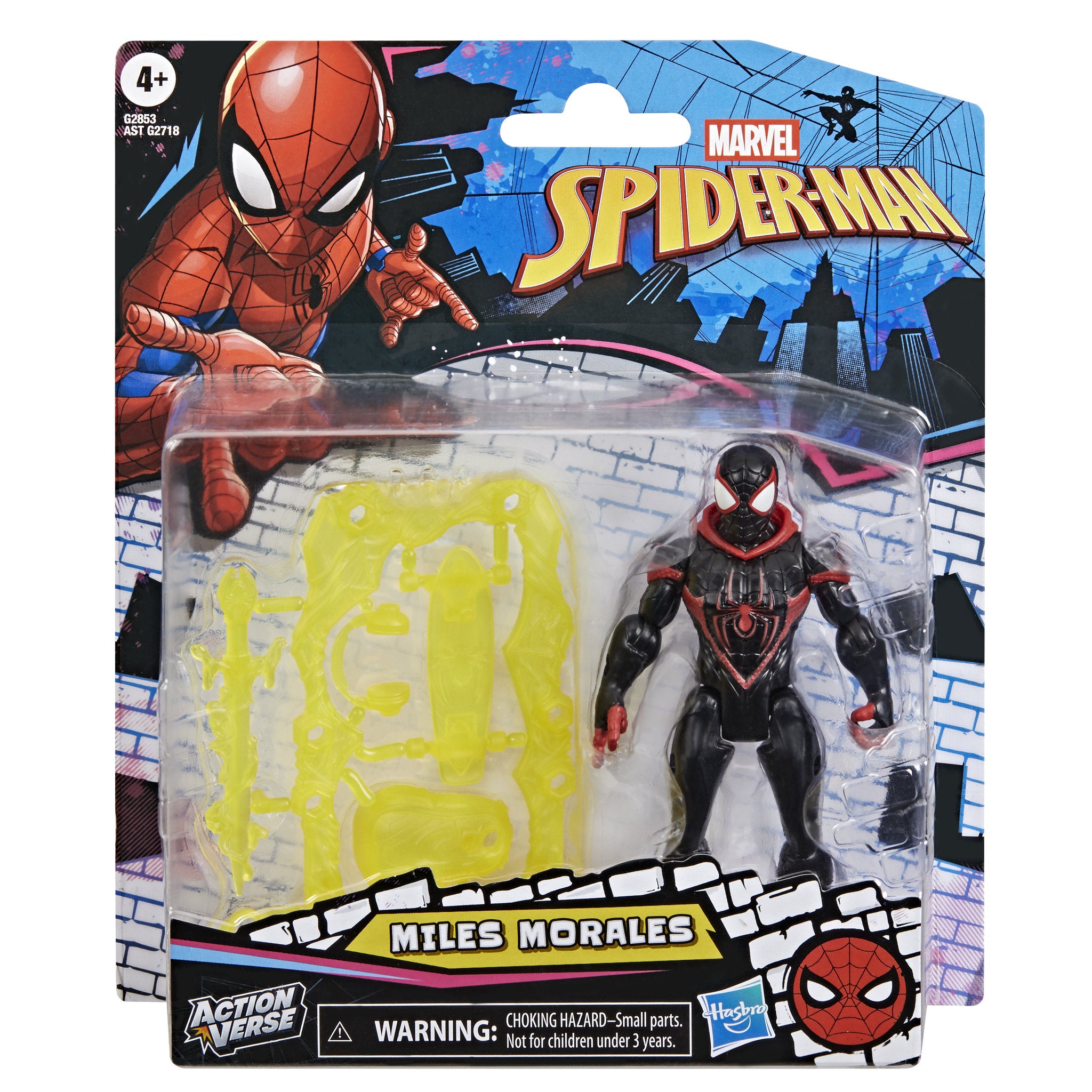 Marvel Spider-Man Actionverse 4.5 Inch Figure - Miles Morales