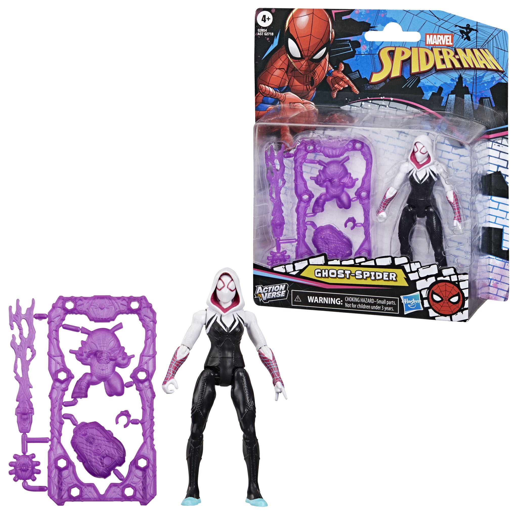 Marvel Spider-Man Actionverse 4.5 Inch Figure - Ghost-Spider