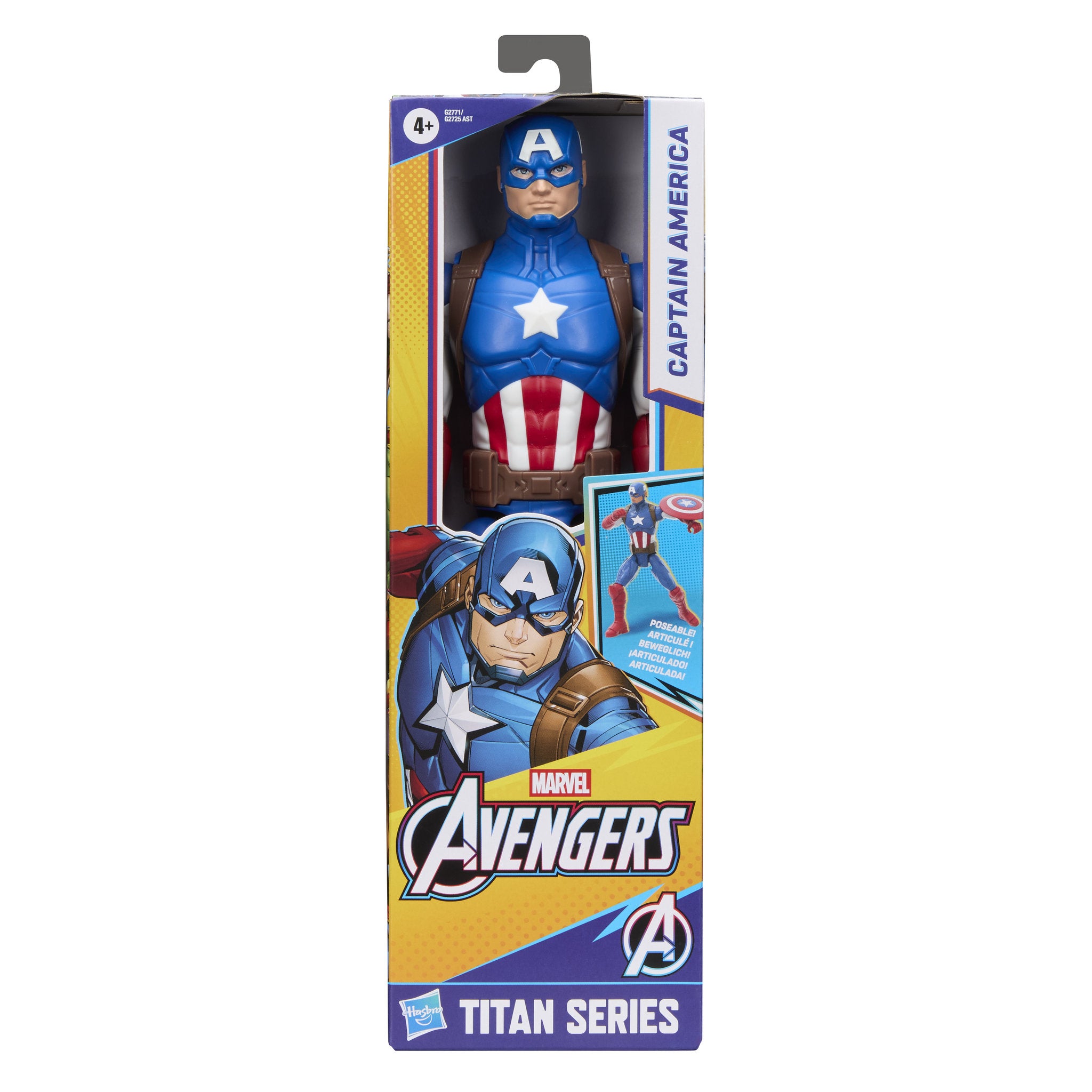 Marvel Avengers Titan Series Captain America Figure