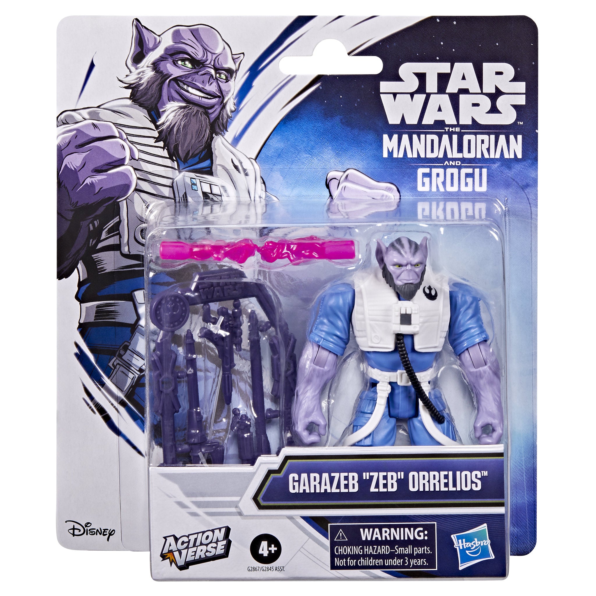 Star Wars ActionVerse The Mandalorian and Grogu 4.5 Inch Figure - Garazeb 'Zeb' Orrelios