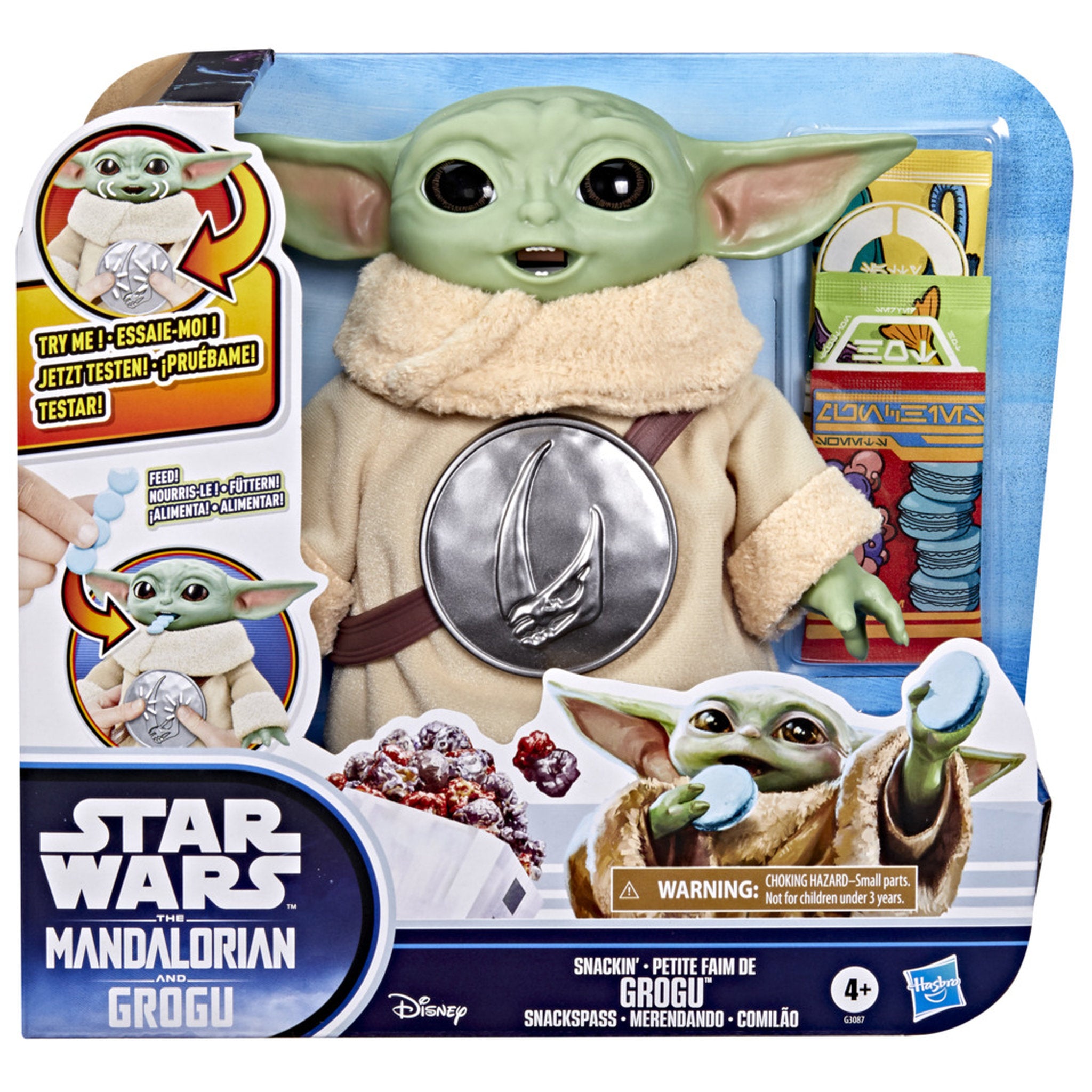 Star Wars The Mandalorian and Grogu 6.5 Inch Snackin' Grogu