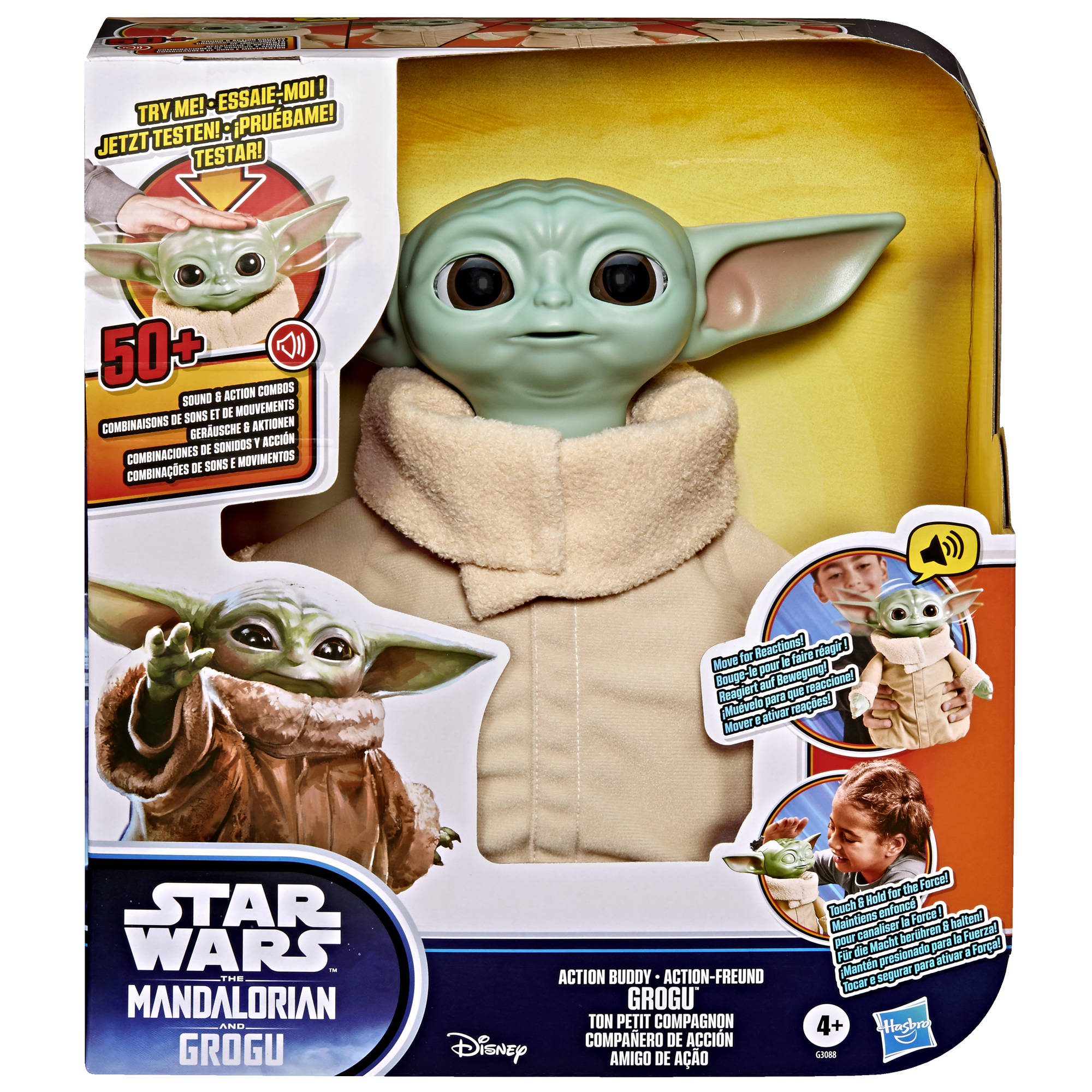 Star Wars The Mandalorian and Grogu 10 Inch Action Buddy Grogu