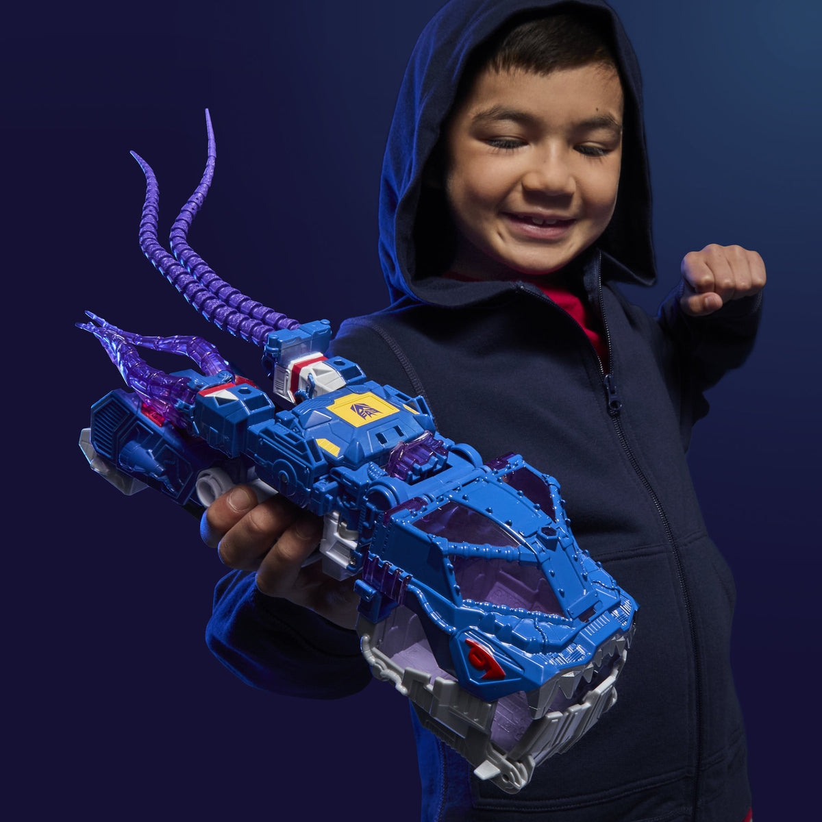 Transformers Cyberworld 9 Inch Changes to Submarine Energon Surge Figure - Soundwave