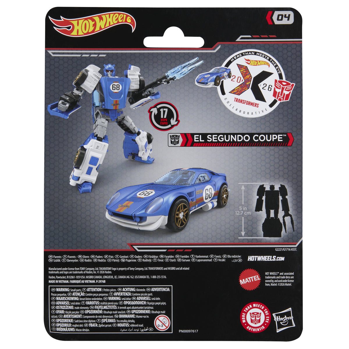 Hot Wheels x Transformers 5 Inch Action Figure - El Segundo Coupe