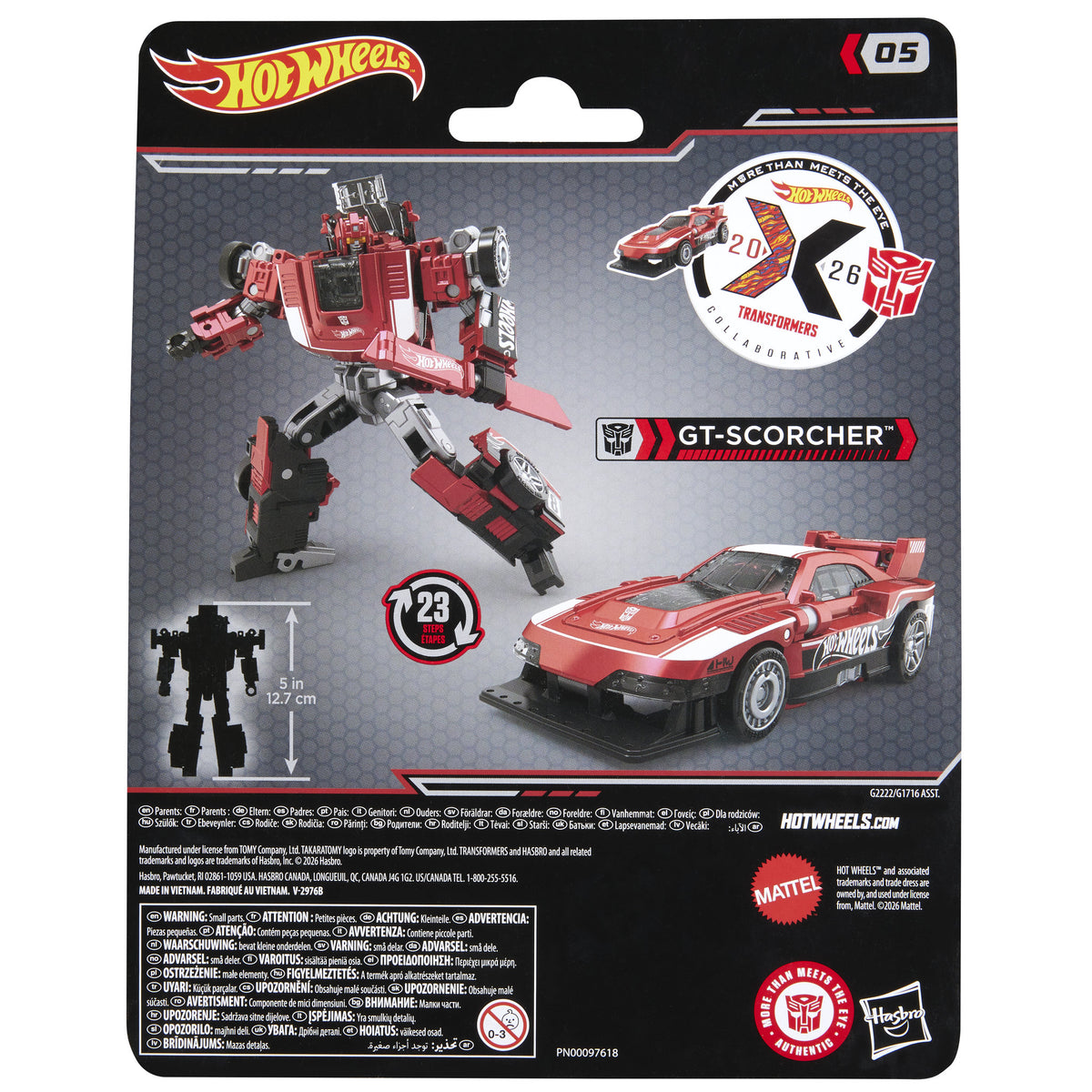 Hot Wheels x Transformers 5 Inch Action Figure - GT Scorcher
