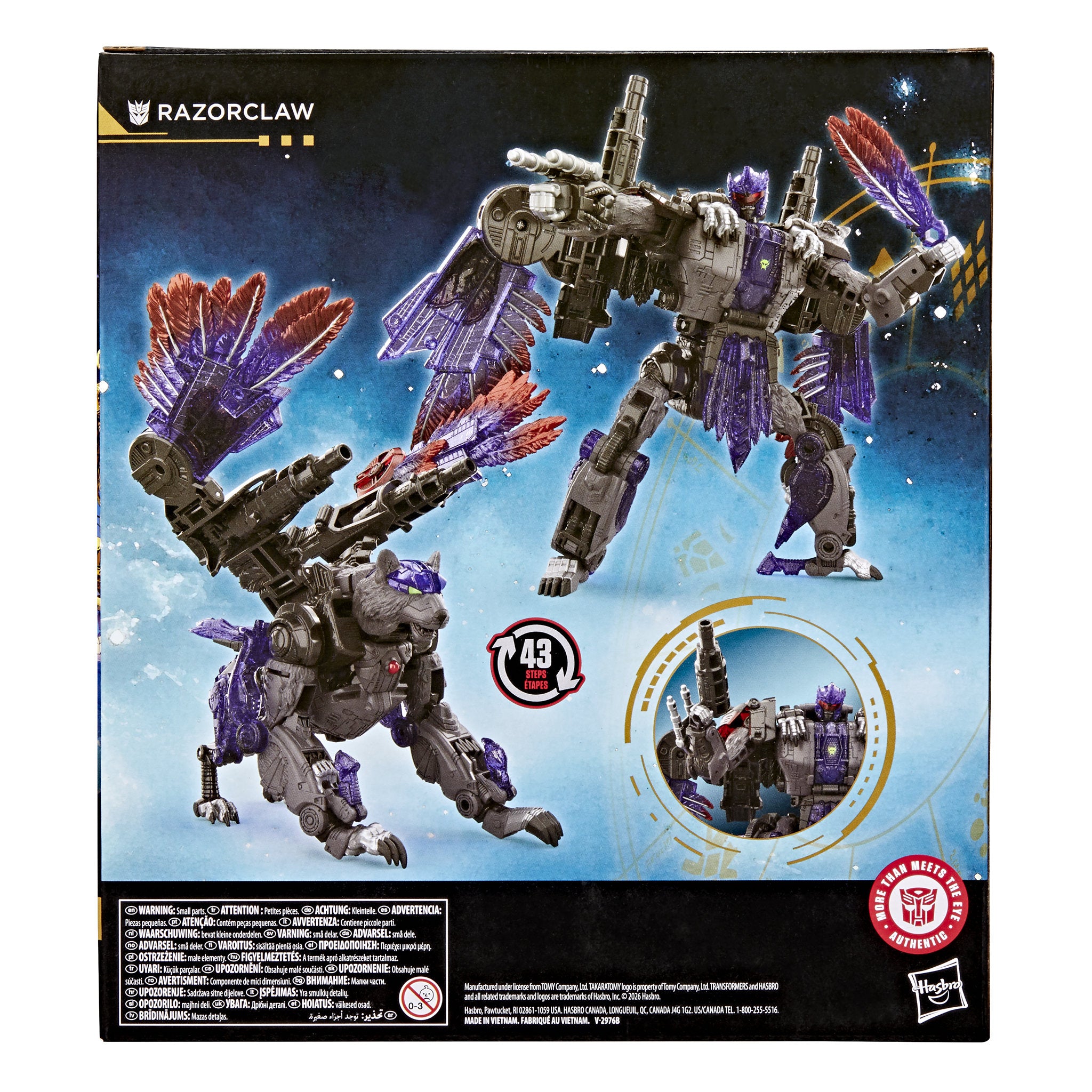 Transformers Age of the Primes 7.5 Inch Action Figure - Razorclaw