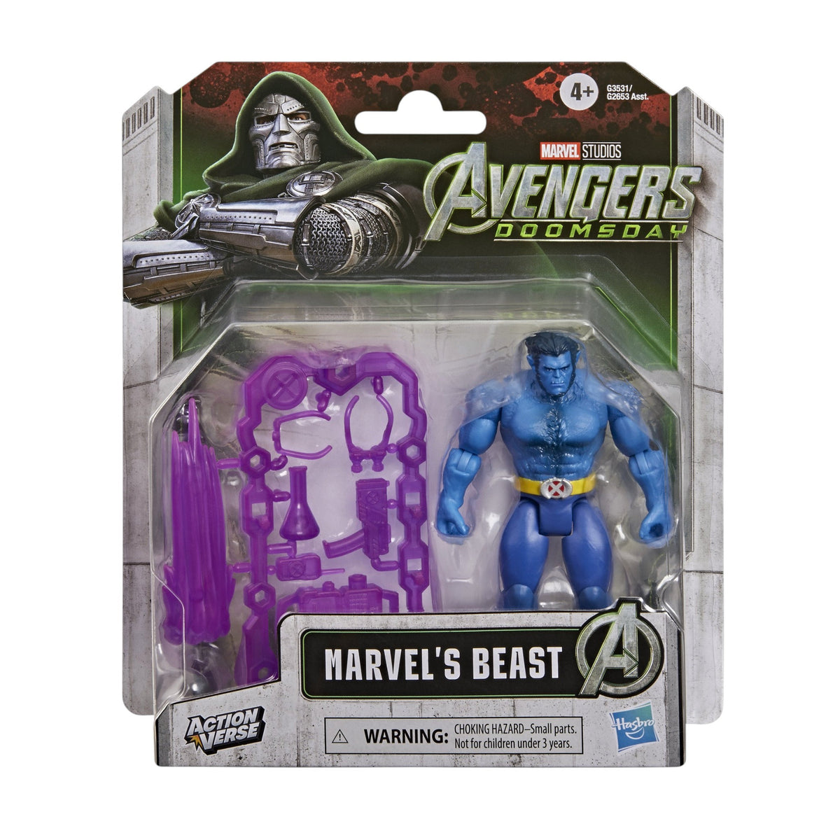 Marvel Avengers Doomsday ActionVerse 4.5 Inch Figure - Marvel's Beast