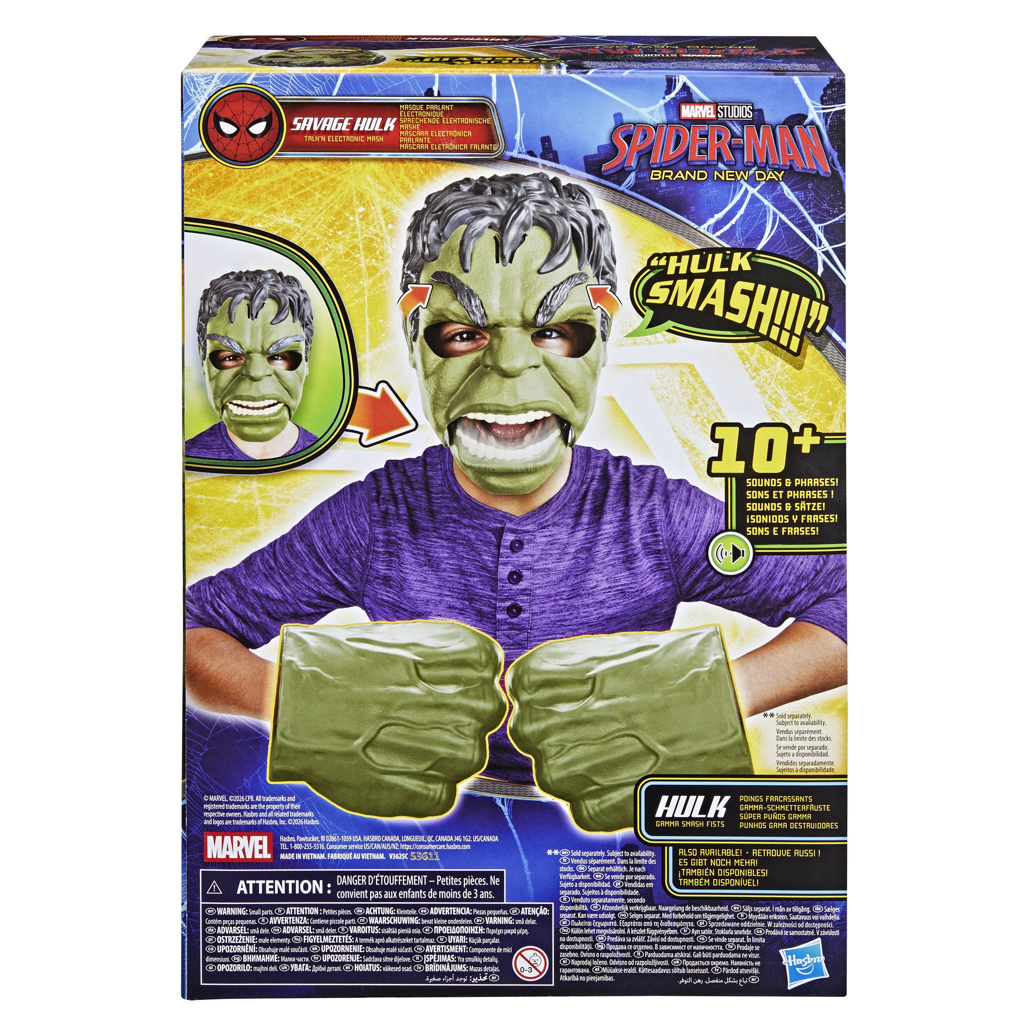 Marvel Spider-Man Brand New Day Mask - Savage Hulk