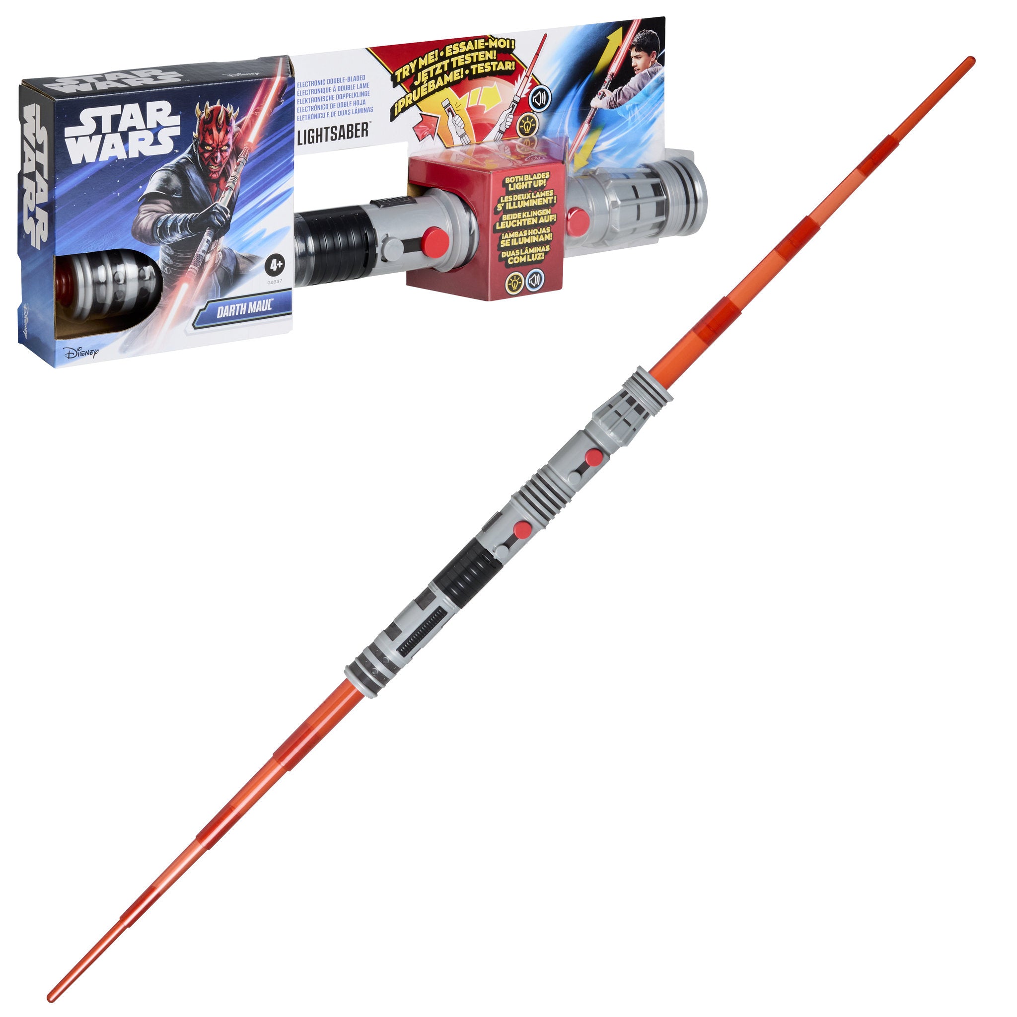 Star Wars Electronic Double-Bladed Lightsaber - Darth Maul