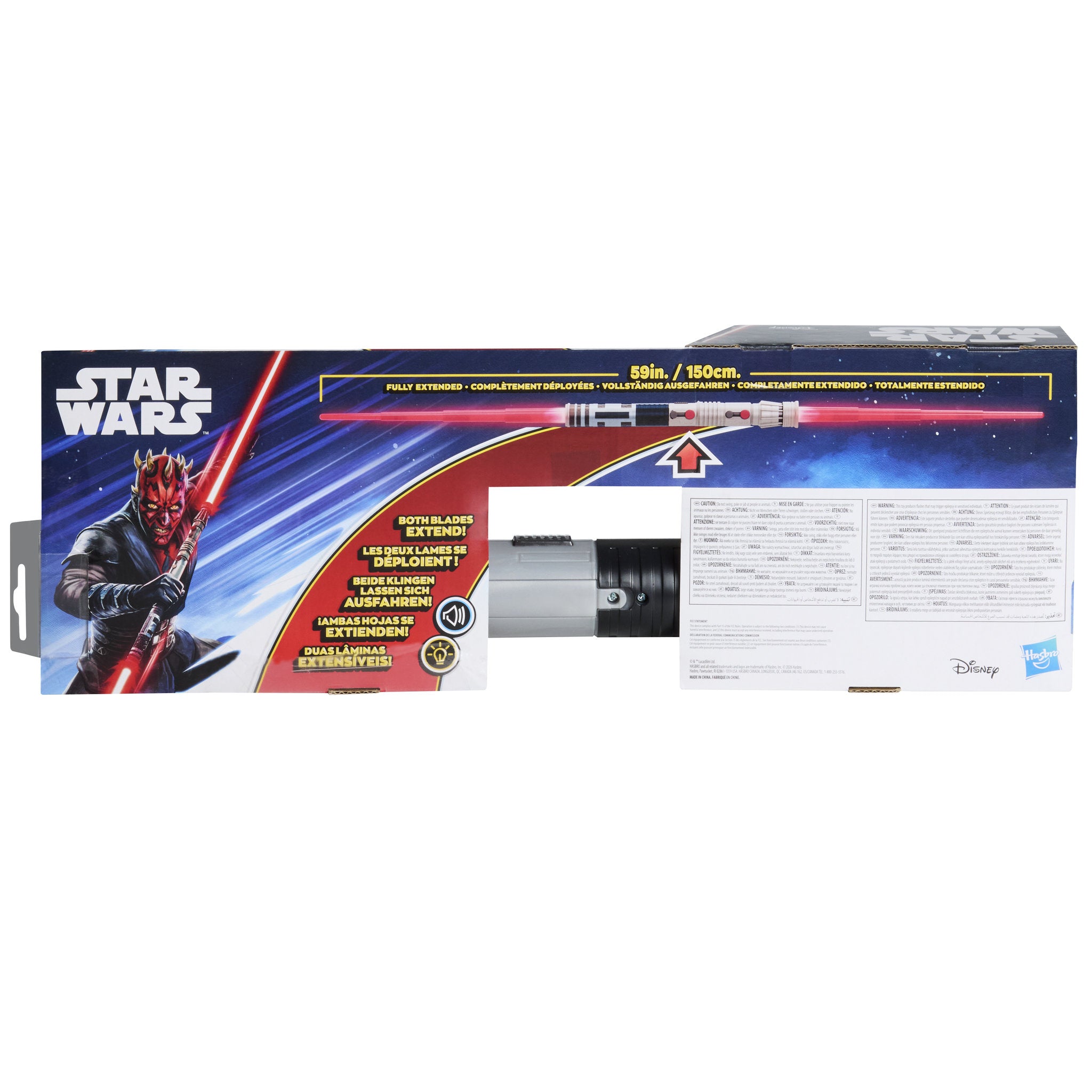 Star Wars Electronic Double-Bladed Lightsaber - Darth Maul