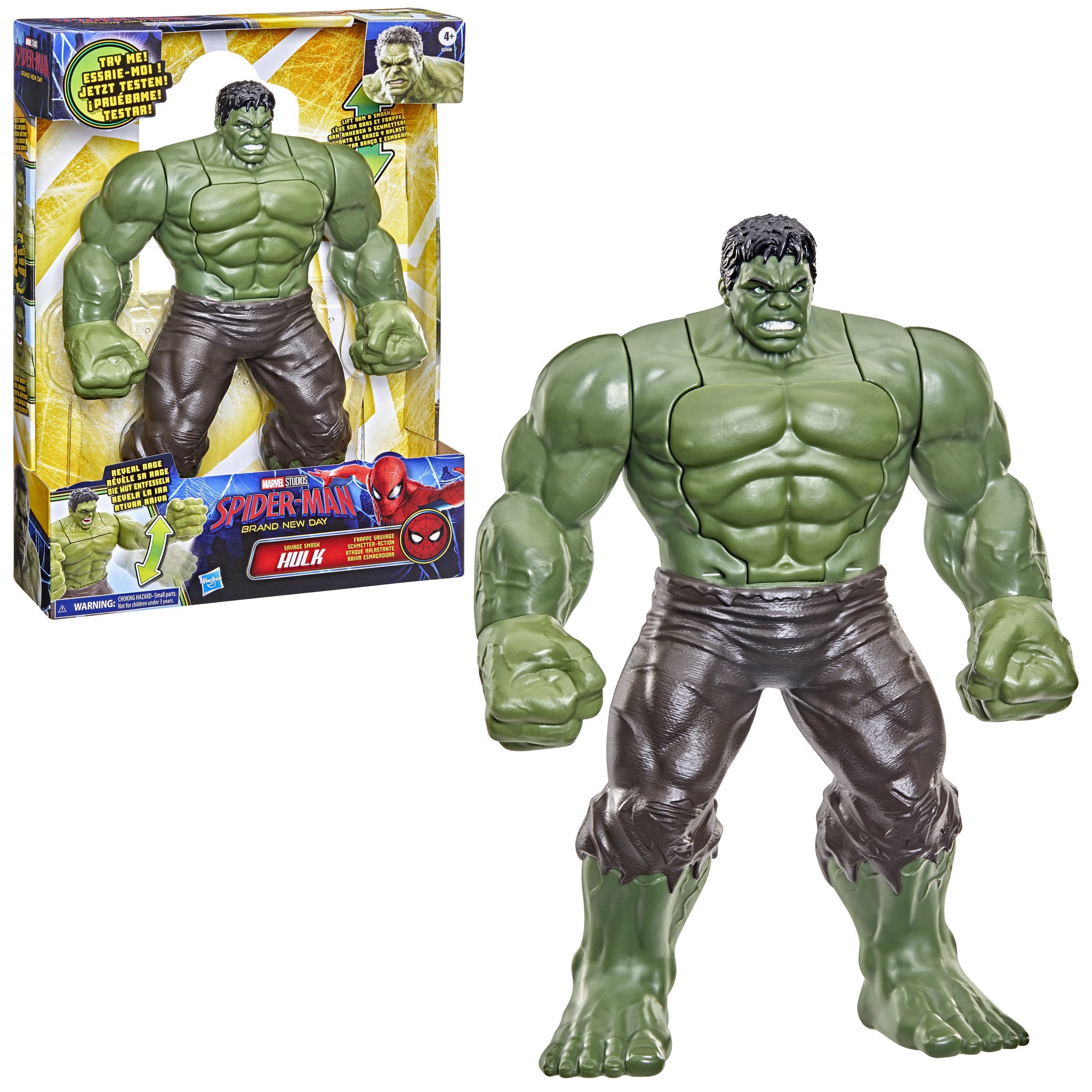 Marvel Spider-Man Brand New Day Savage Smash Hulk Figure