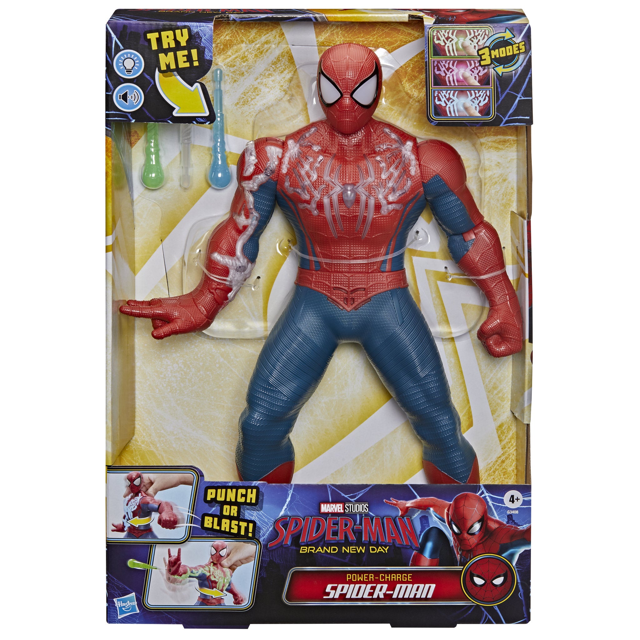 Marvel Spider-Man Brand New Day 14.5 Inch Action Figure - Power-Charge Spider-Man