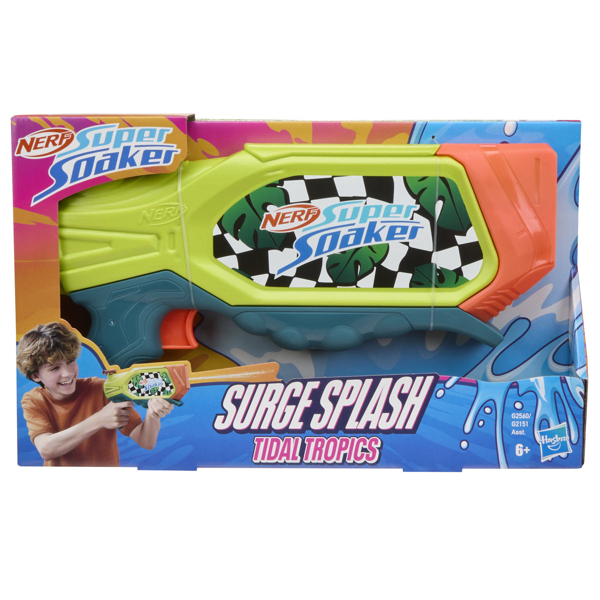 NERF Super Soaker Surge Splash - Tidal Tropics