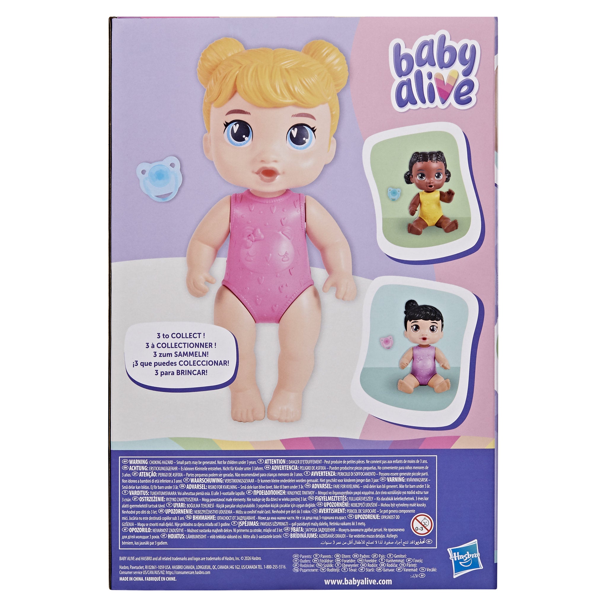Baby Alive Peaceful Pacifier Blonde Hair