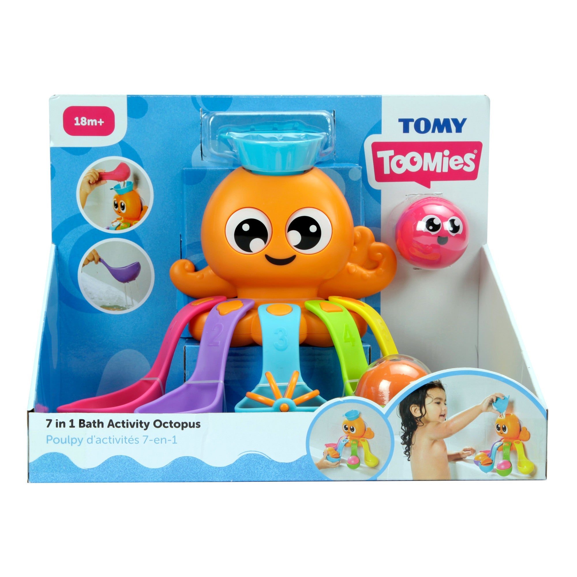 TOMY 7 In 1 Bath Activity Octopus