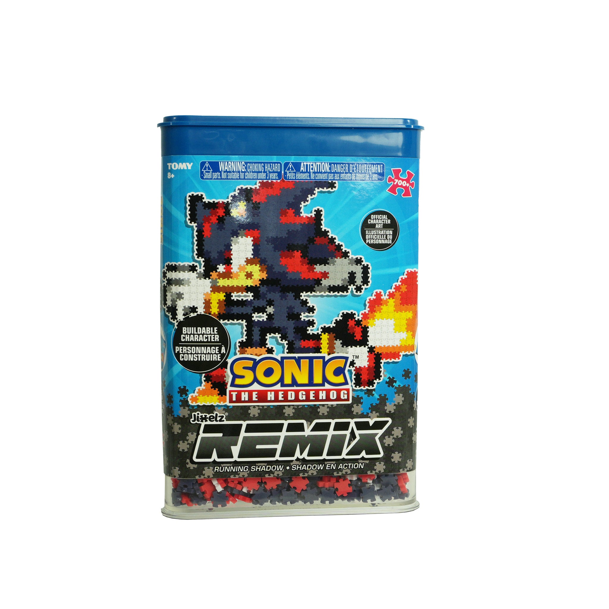 Jixelz Remix Sonic The Hedgehog 750 Piece Puzzle - Shadow