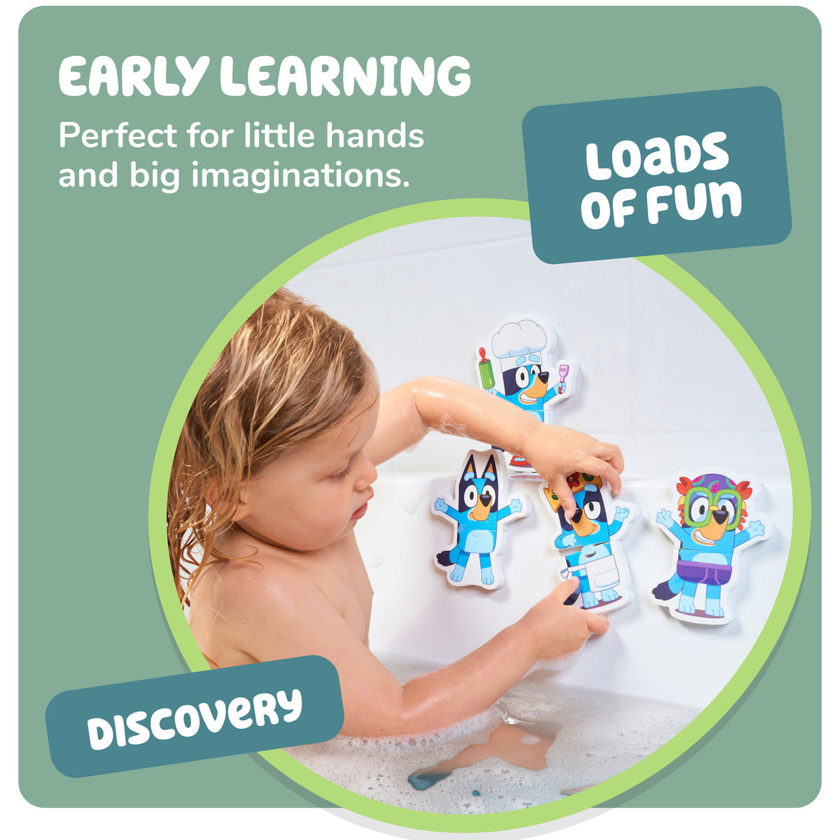 TOMY Toomies Bluey Bath Puzzle