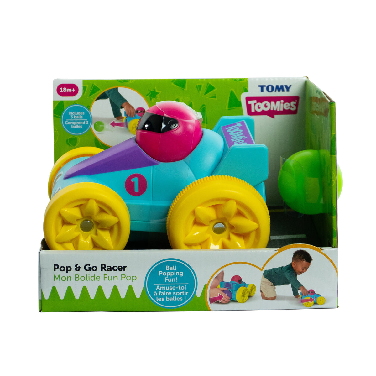 TOMY Toomies Pic Pop Racer - Blue