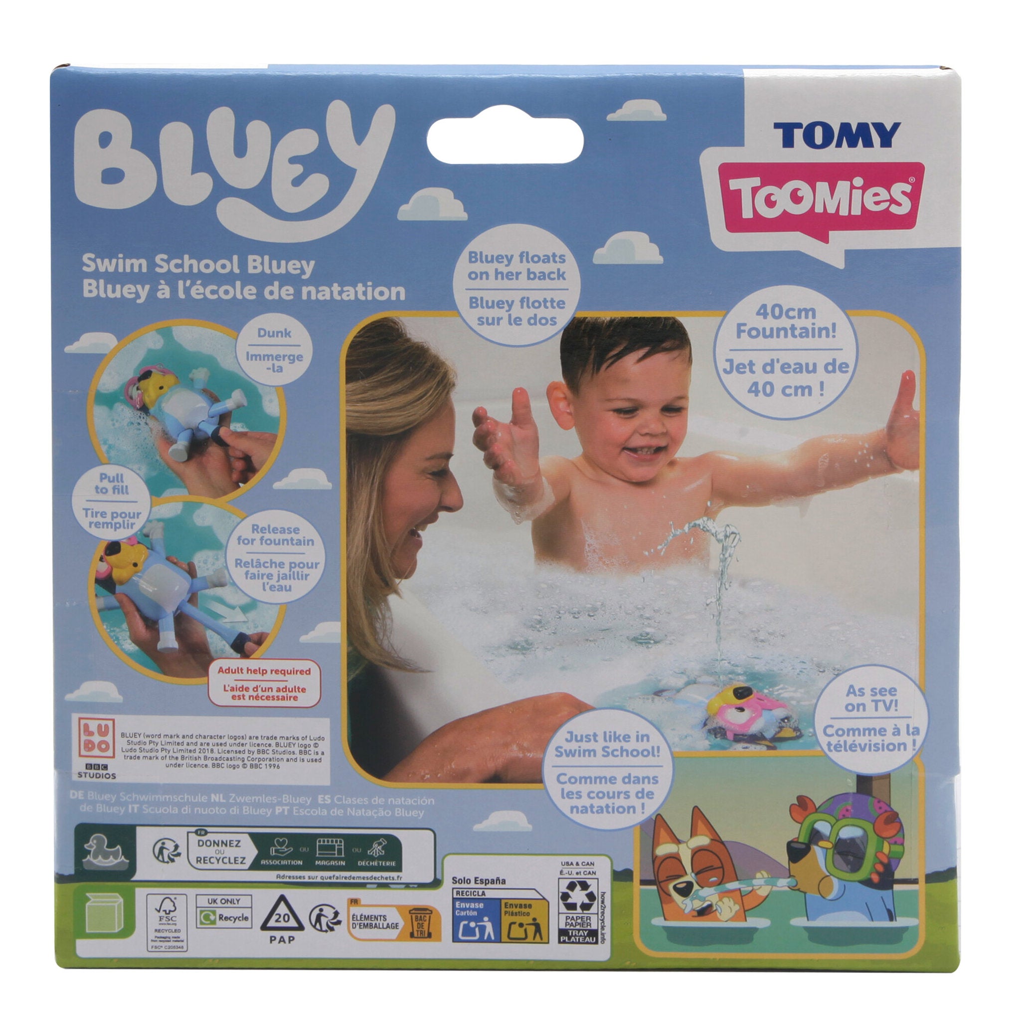 TOMY Toomies Swim School - Bluey