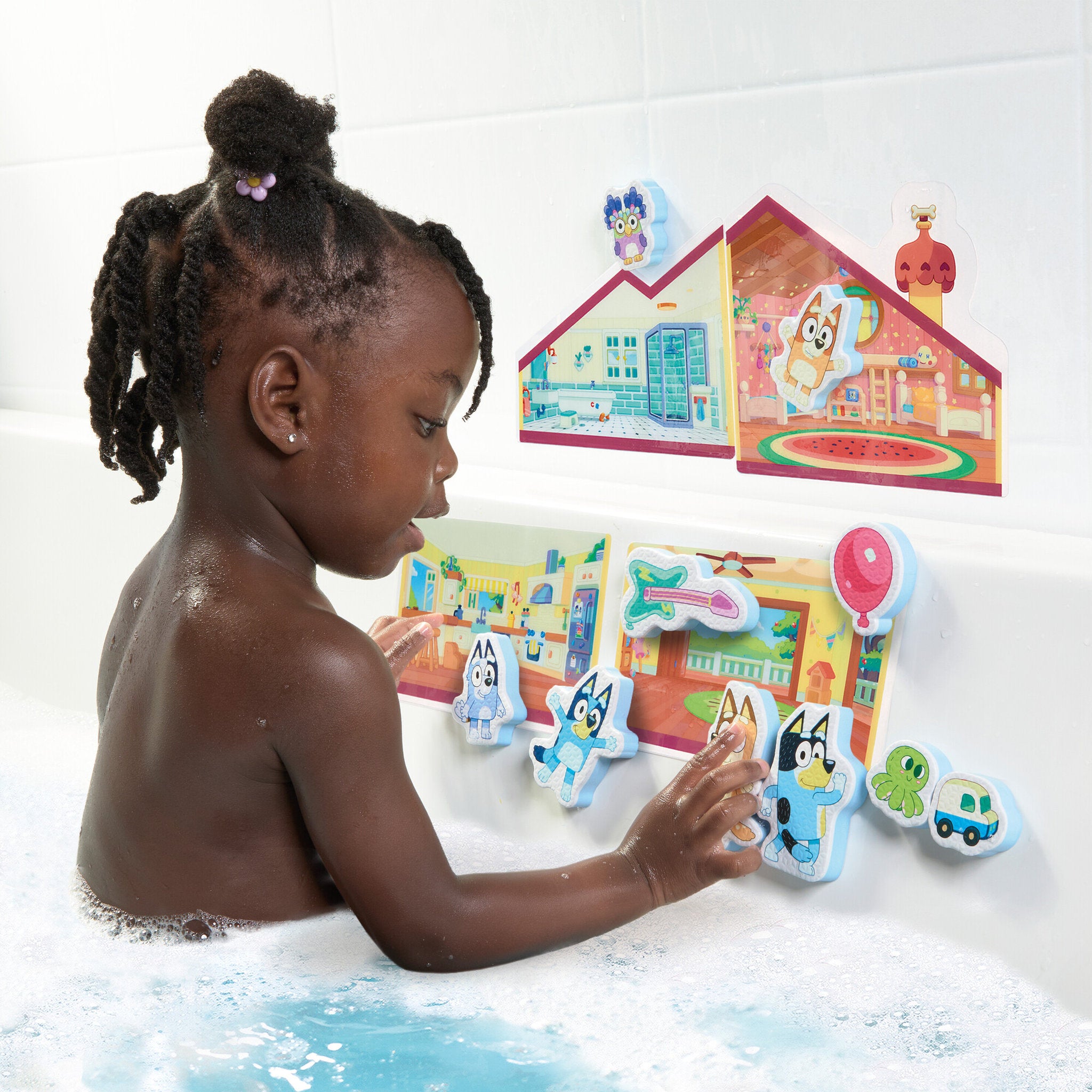Tomy Toomies Playdate at Blueys Bath Sticker Set