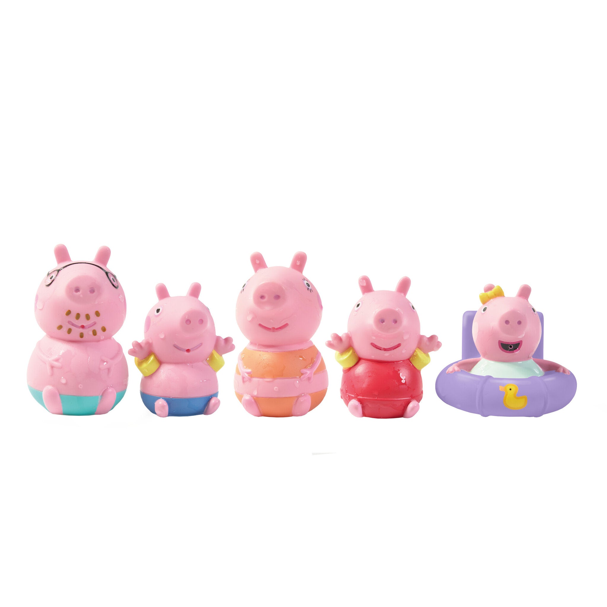 TOMY Toomies Peppa Pig Family Bath Squirters 5 Pack