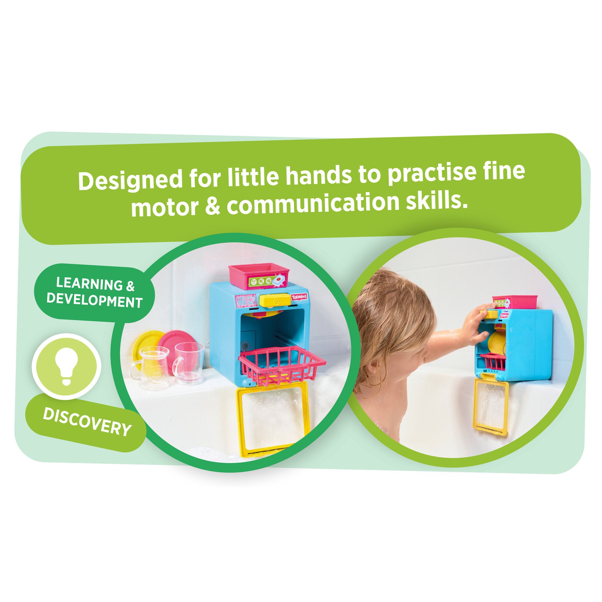 TOMY Toomies Spin & Splash Dishwasher