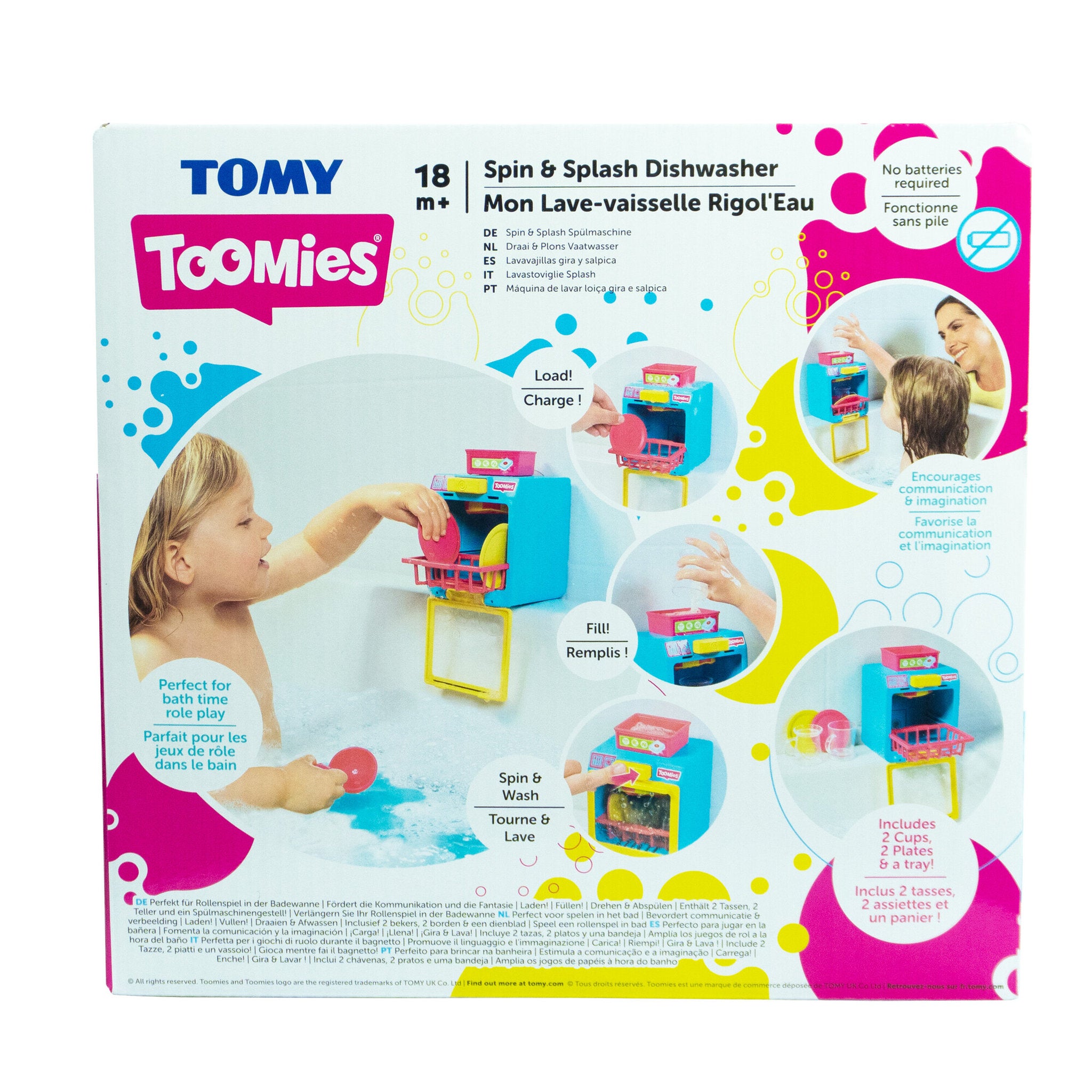 TOMY Toomies Spin & Splash Dishwasher