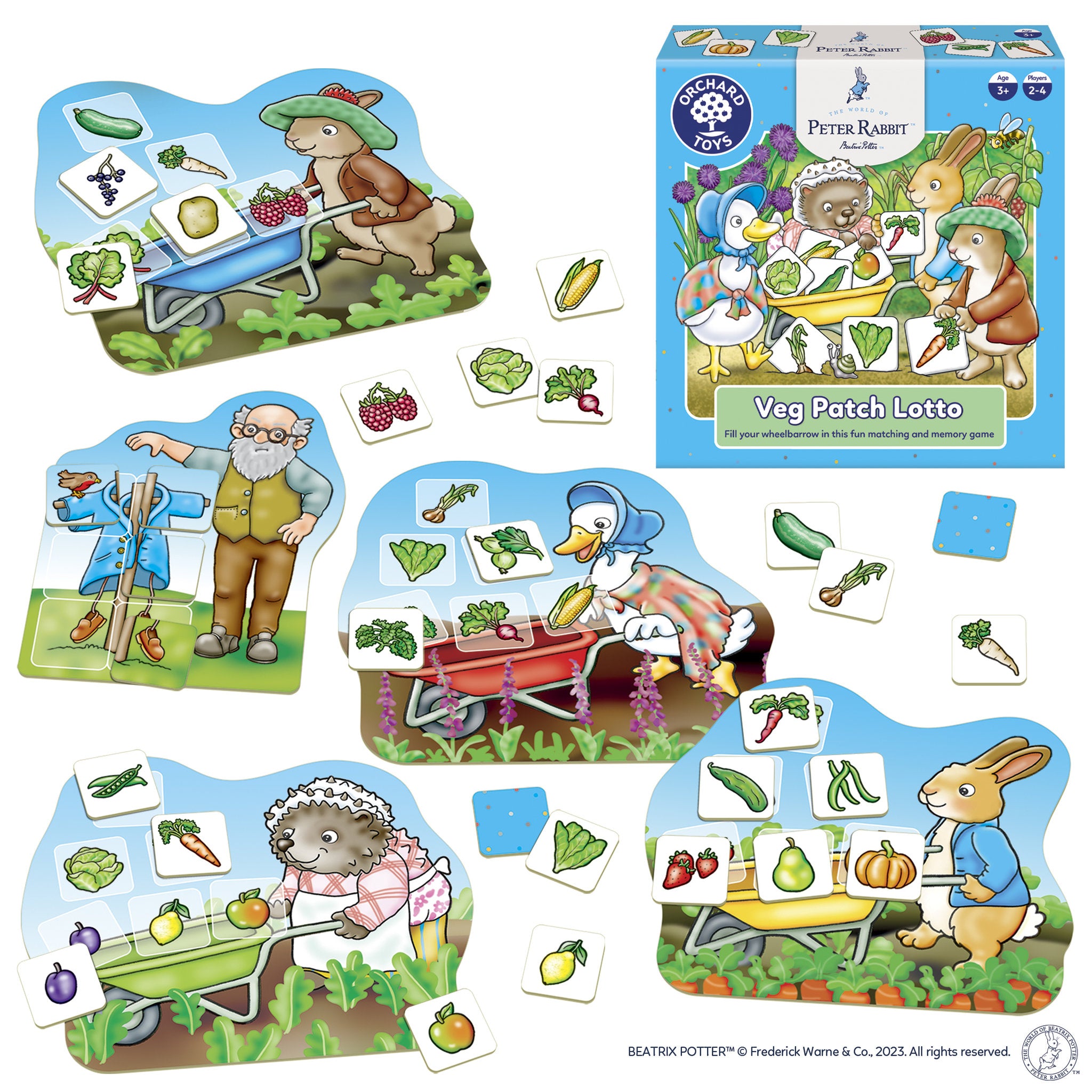 Orchard Toys Peter Rabbit - Veg Patch Lotto Game