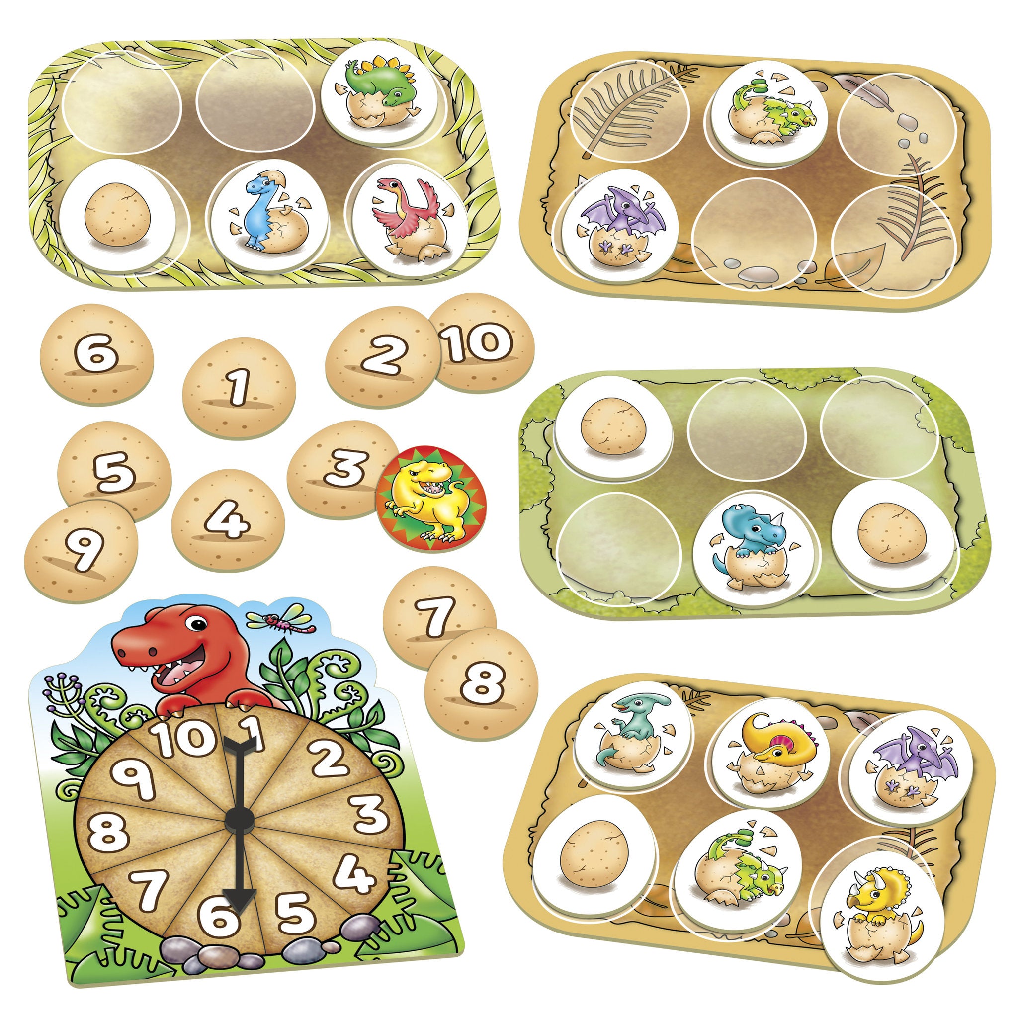 Orchard Toys - Dinosaur Number Eggs Game
