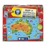 Orchards Toys Map of Austraila & New Zealand 150 Piece Puzzle