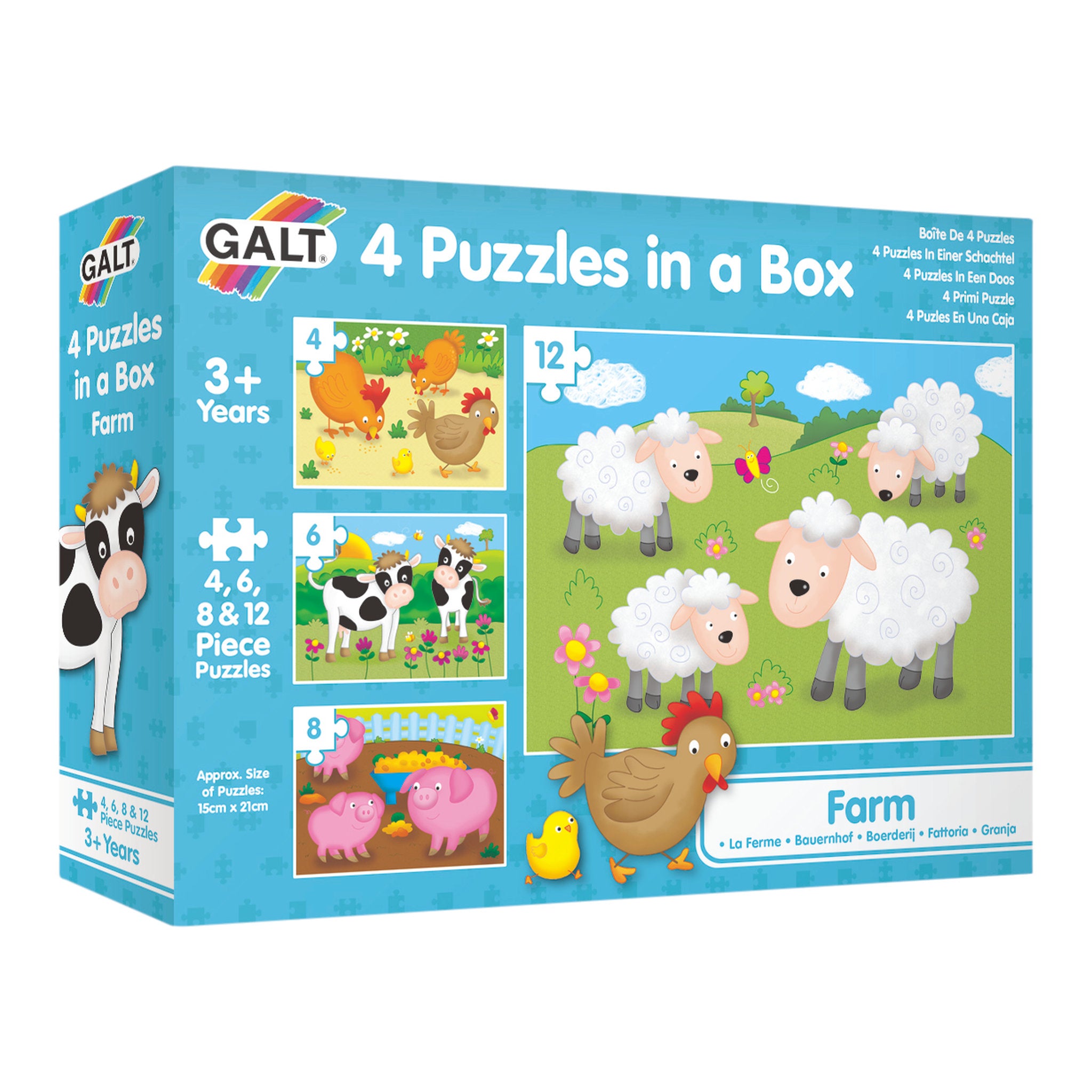 GALT 4 Puzzles In A Box - Farm