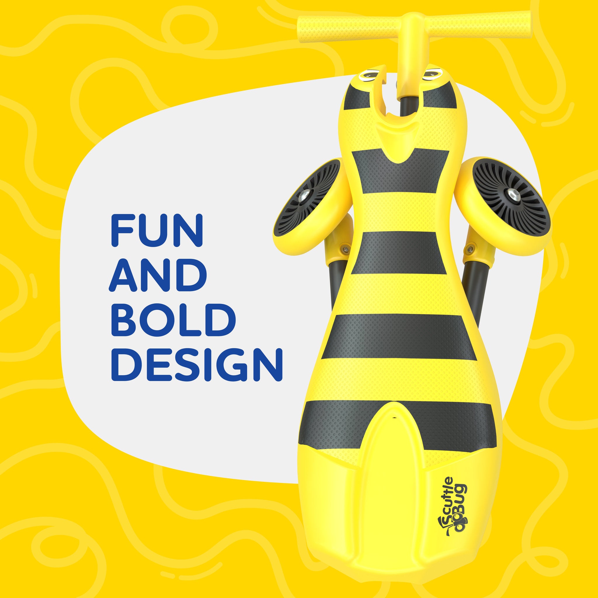 Scuttle Bug Bumble Bee Tricycle - Yellow/Black