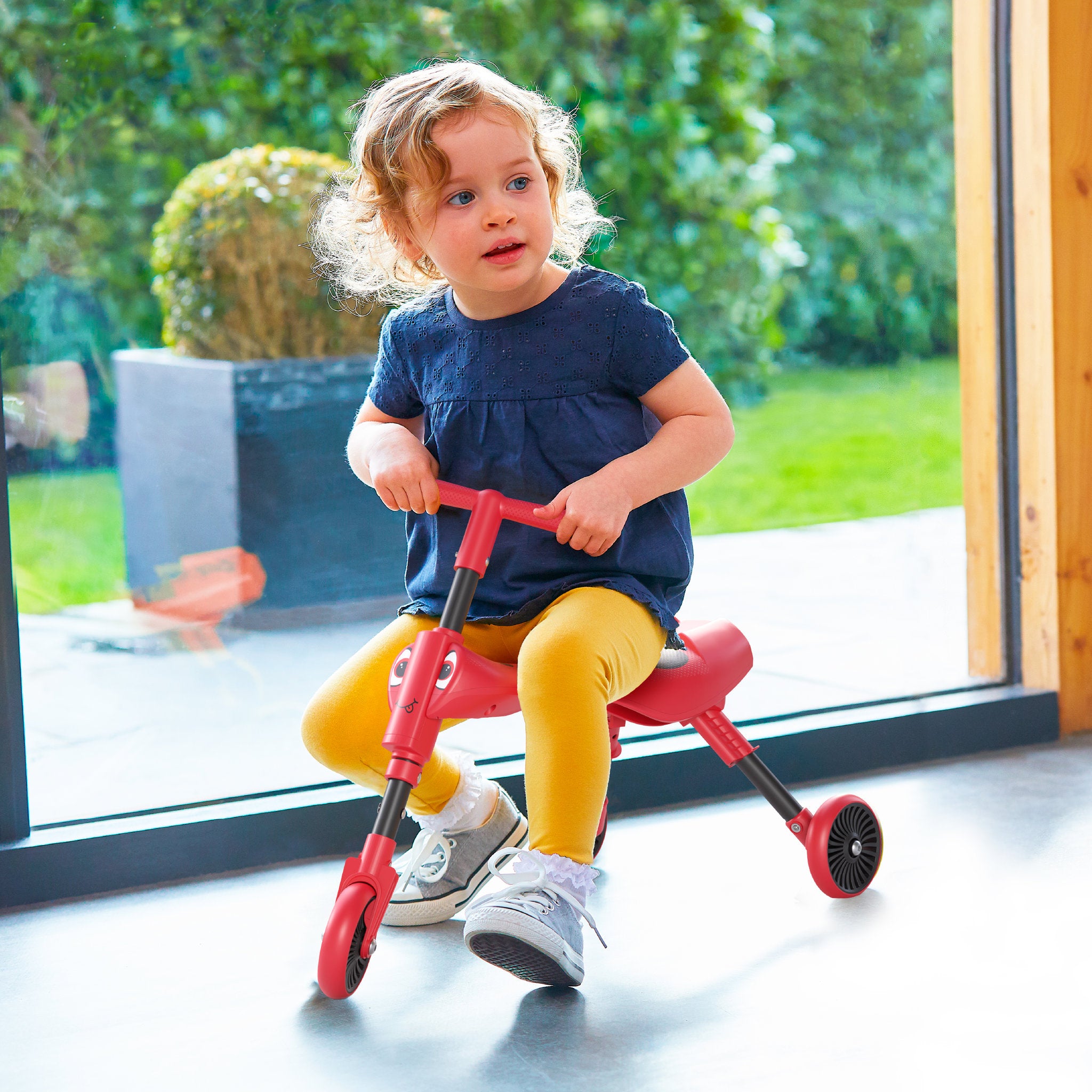Scuttle Bug Beetle Tricycle - Red/Black