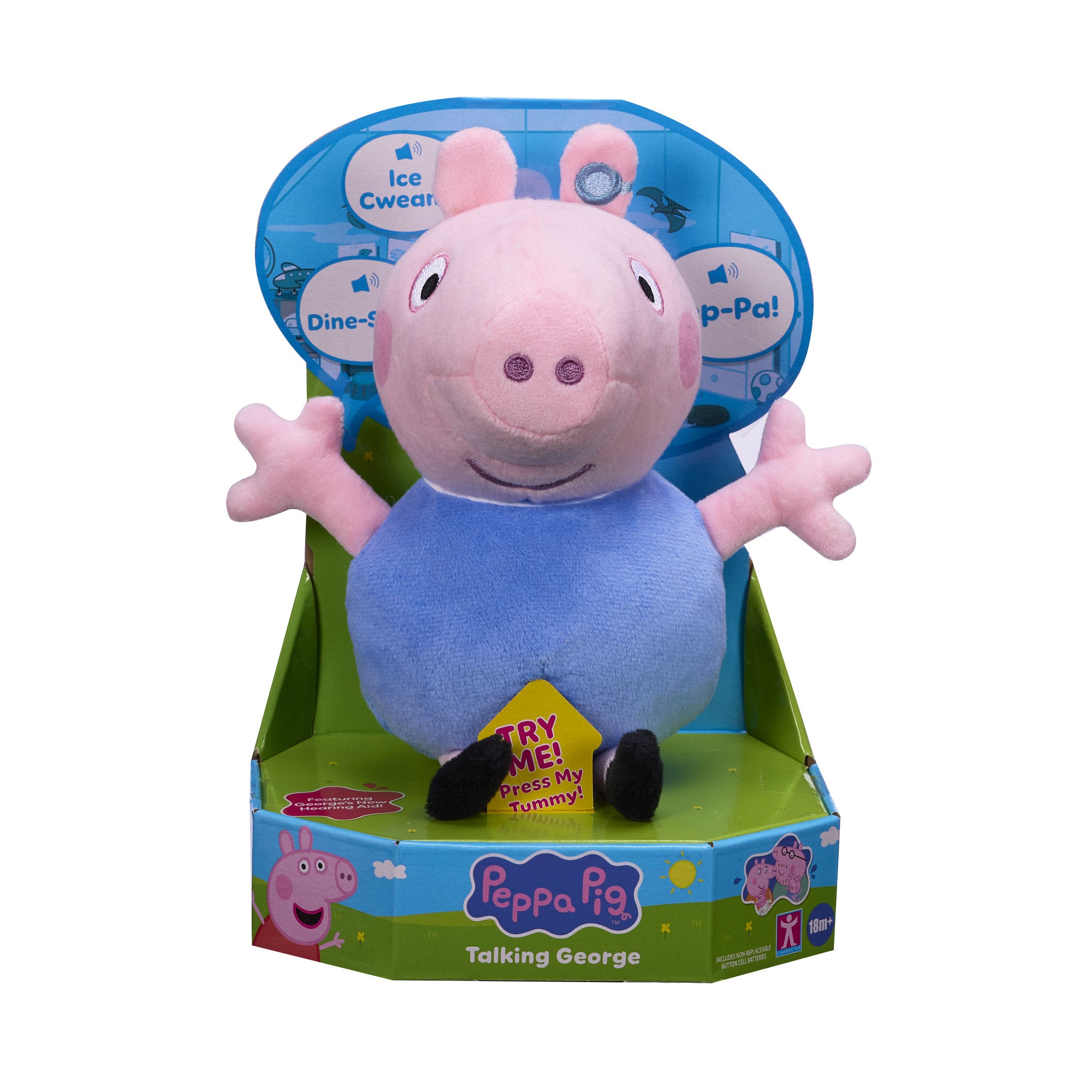 Peppa Pig Talking George Soft Toy